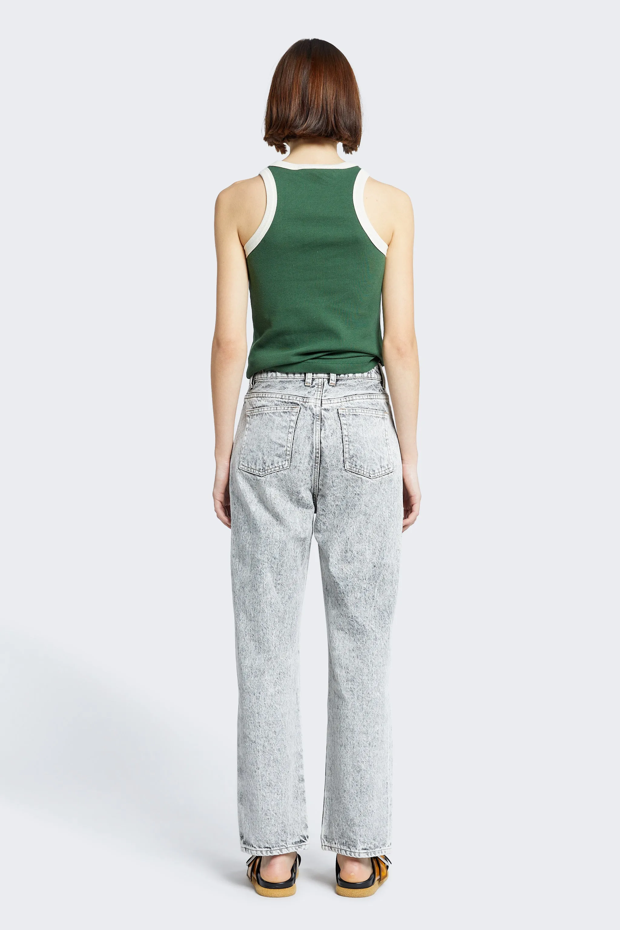 Evade Straight Leg Jean Ecru Acid Wash sold by Kloke product image thumbnail 3