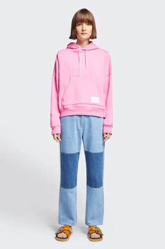 Air Knee Patch Jean Denim Patchwork made by Kloke