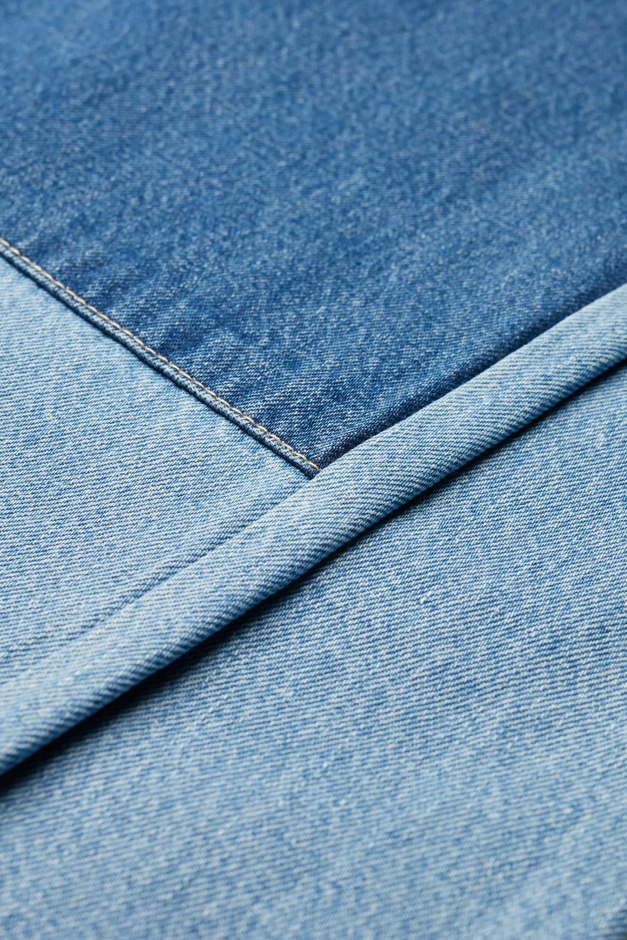 Air Knee Patch Jean Denim Patchwork sold by Kloke product image thumbnail 5