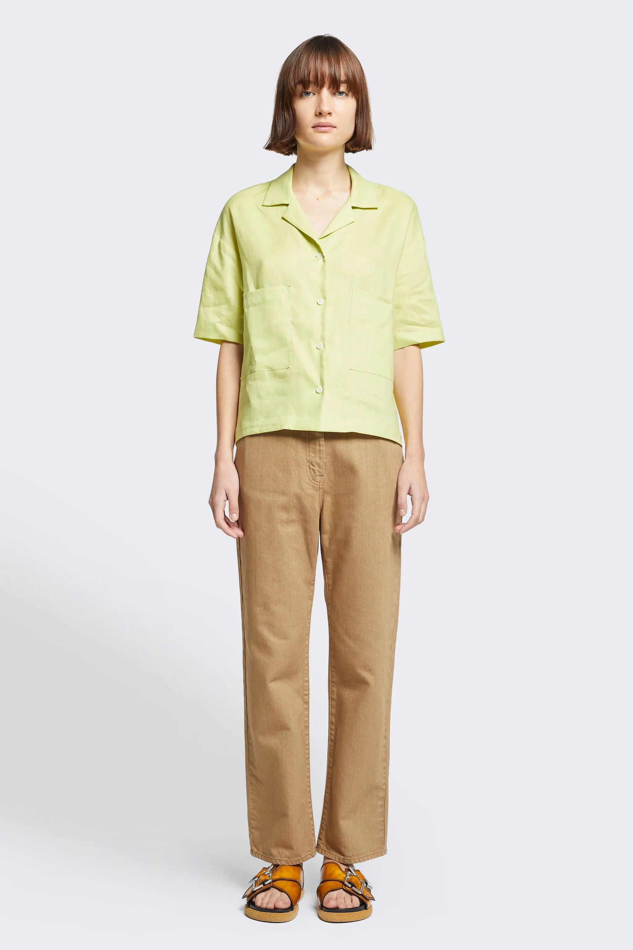 Evade Straight Leg Jean Tan sold by Kloke