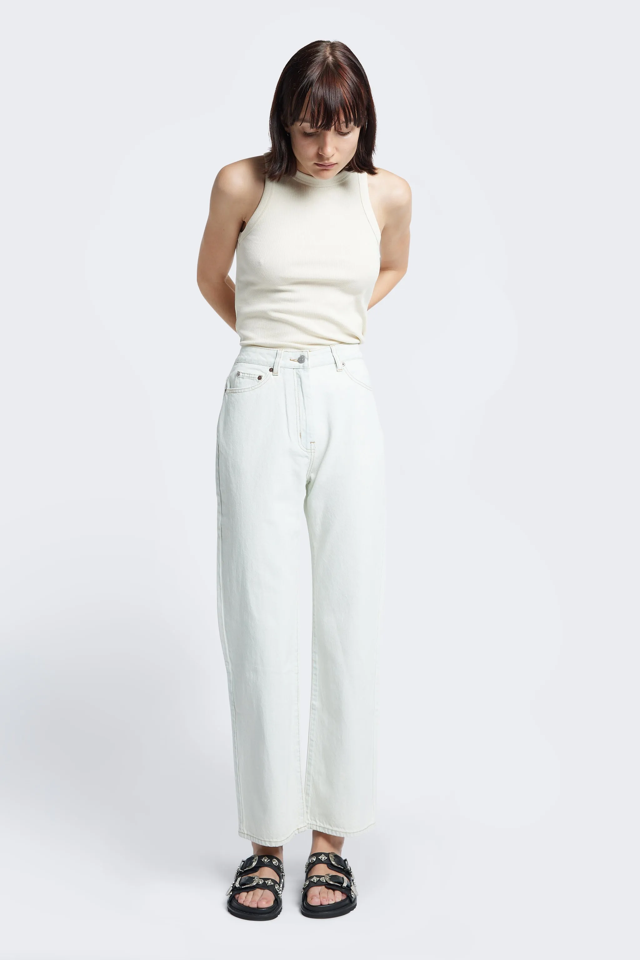 Evade Straight Leg Jean Pale Blue sold by Kloke