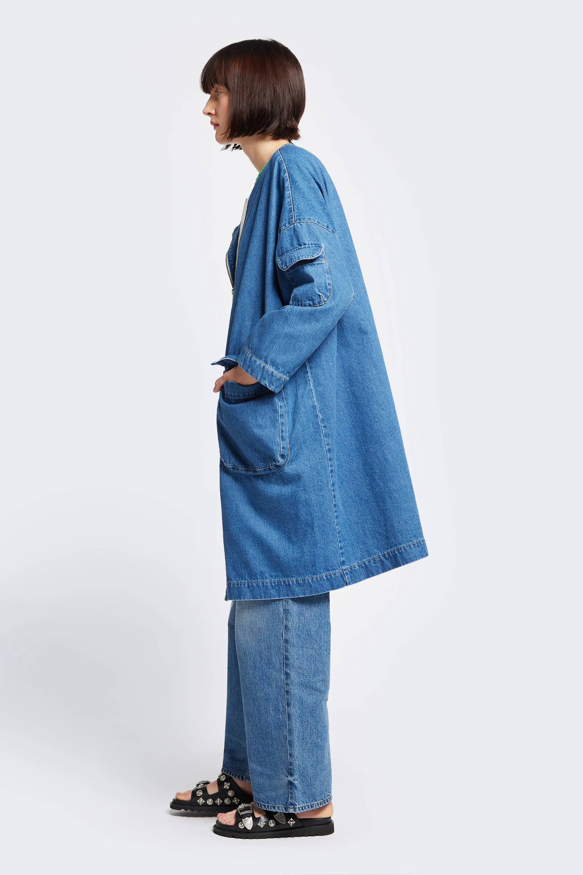 Aspero Coat Mid Wash sold by Kloke product image thumbnail 3