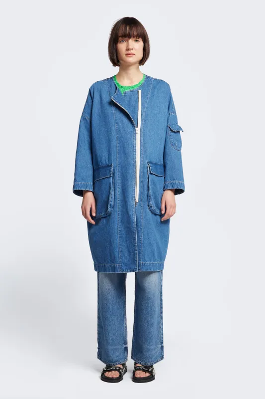 Aspero Coat Mid Wash made by Kloke