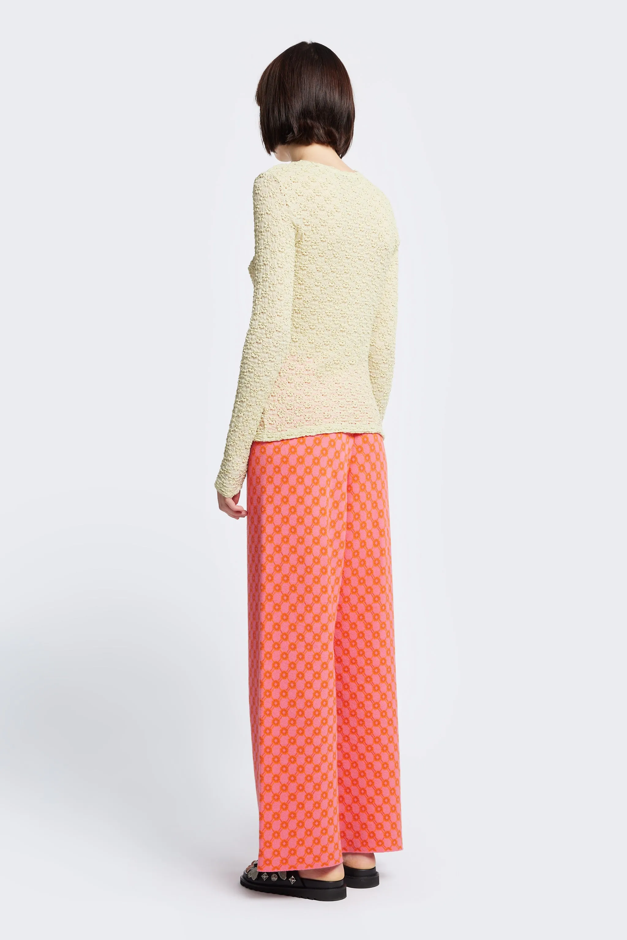 Mida Jacquard Pant Orange/Pink sold by Kloke product image thumbnail 4