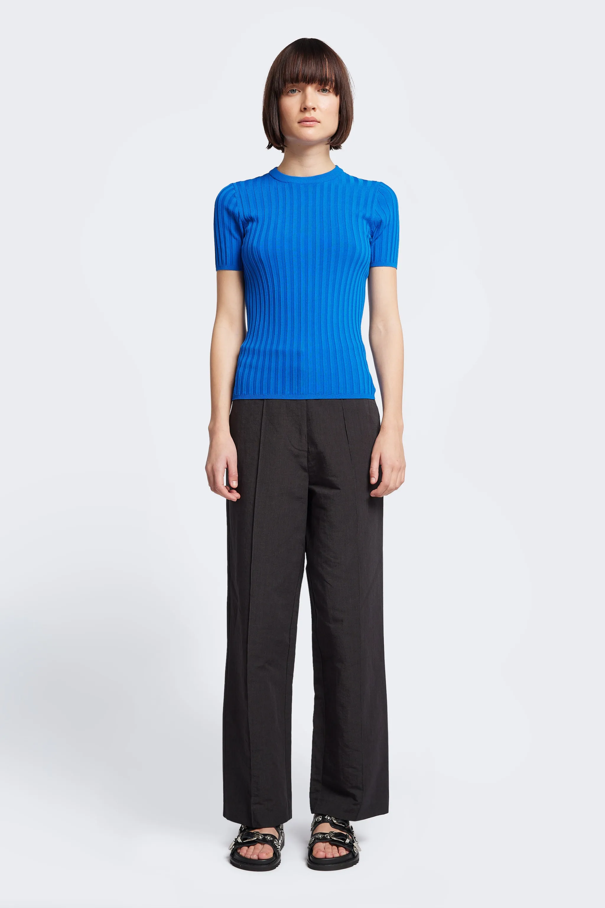 Astray Rib Tee Egyptian Blue sold by Kloke