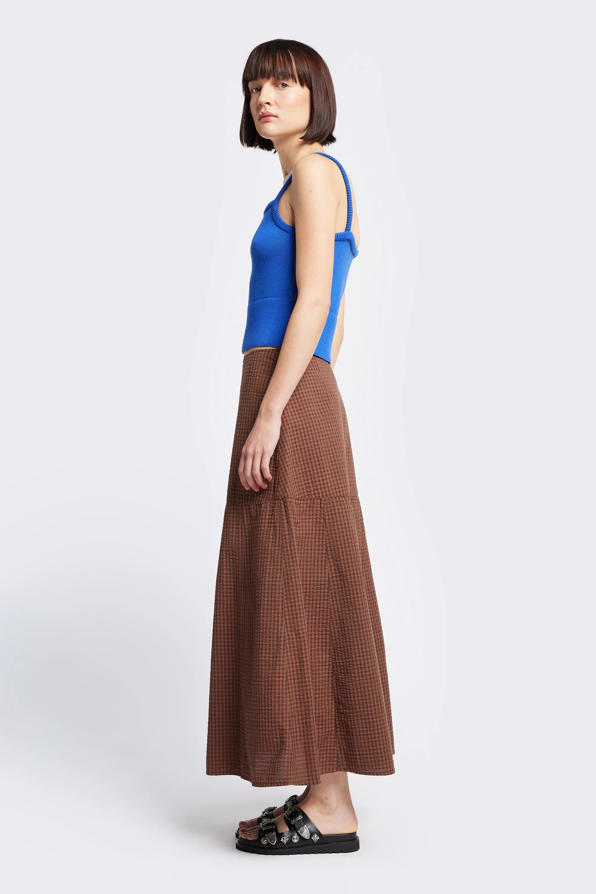 Peril Knit Tank Egyptian Blue sold by Kloke product image thumbnail 3