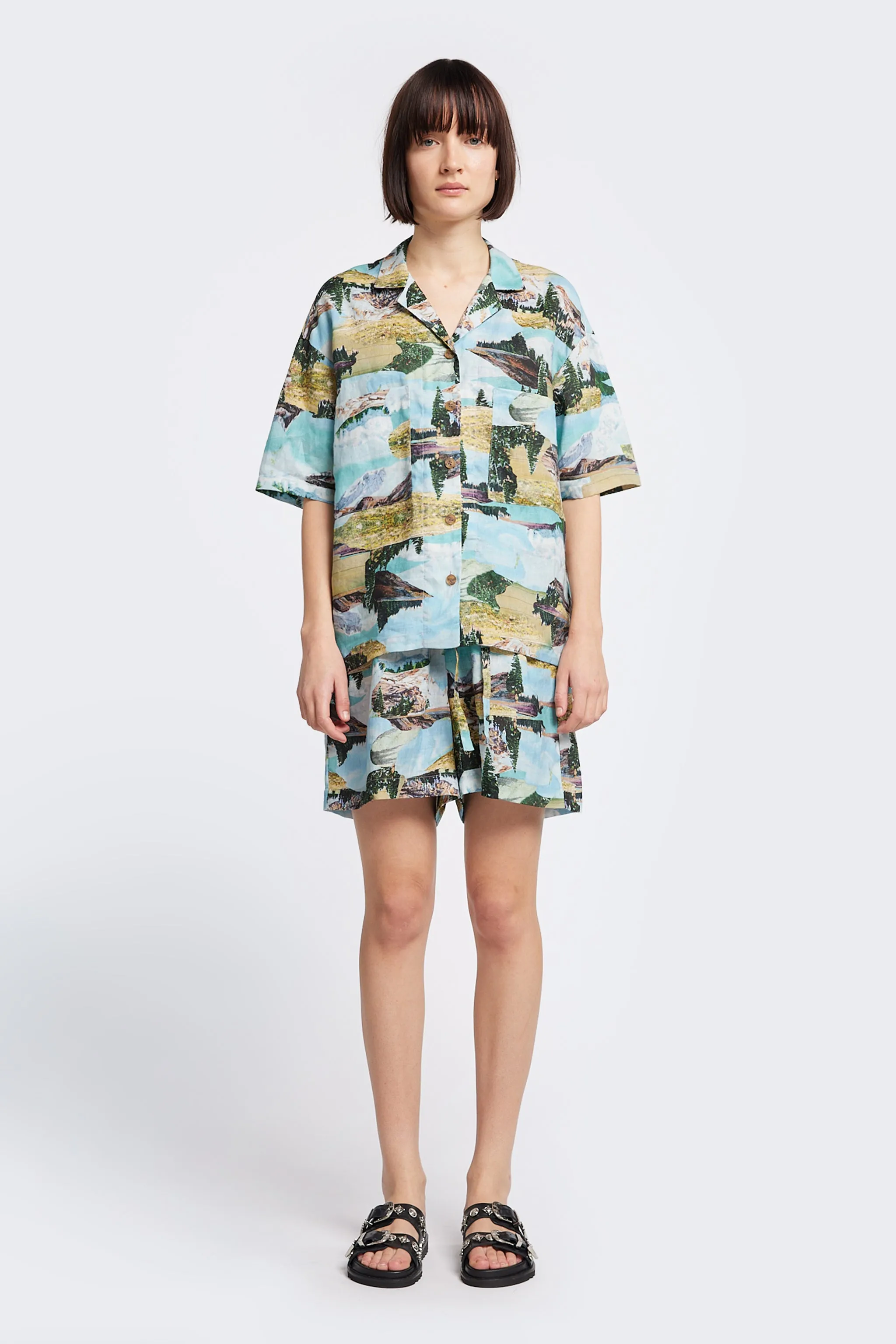 Ore Short Vortex Mountain Print sold by Kloke