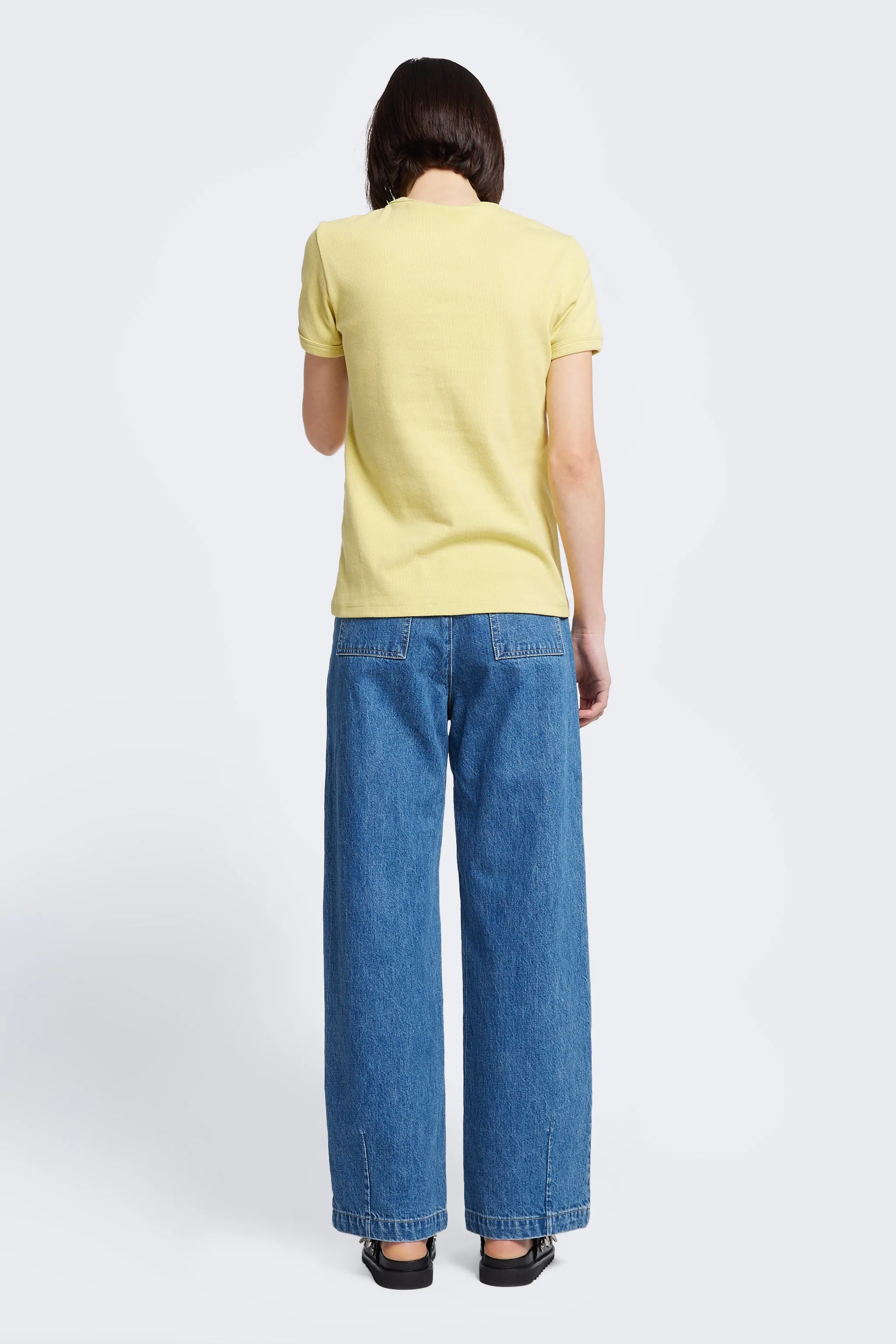 Veil Rib Tee Straw sold by Kloke product image thumbnail 4