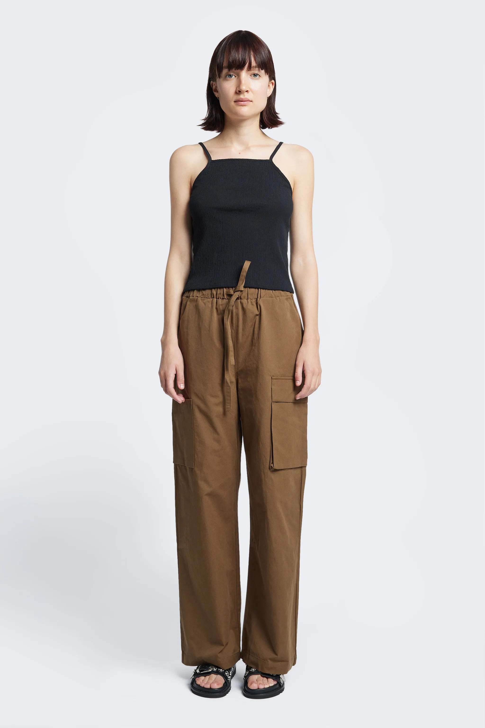 Tether Utility Pant Dark Tan sold by Kloke