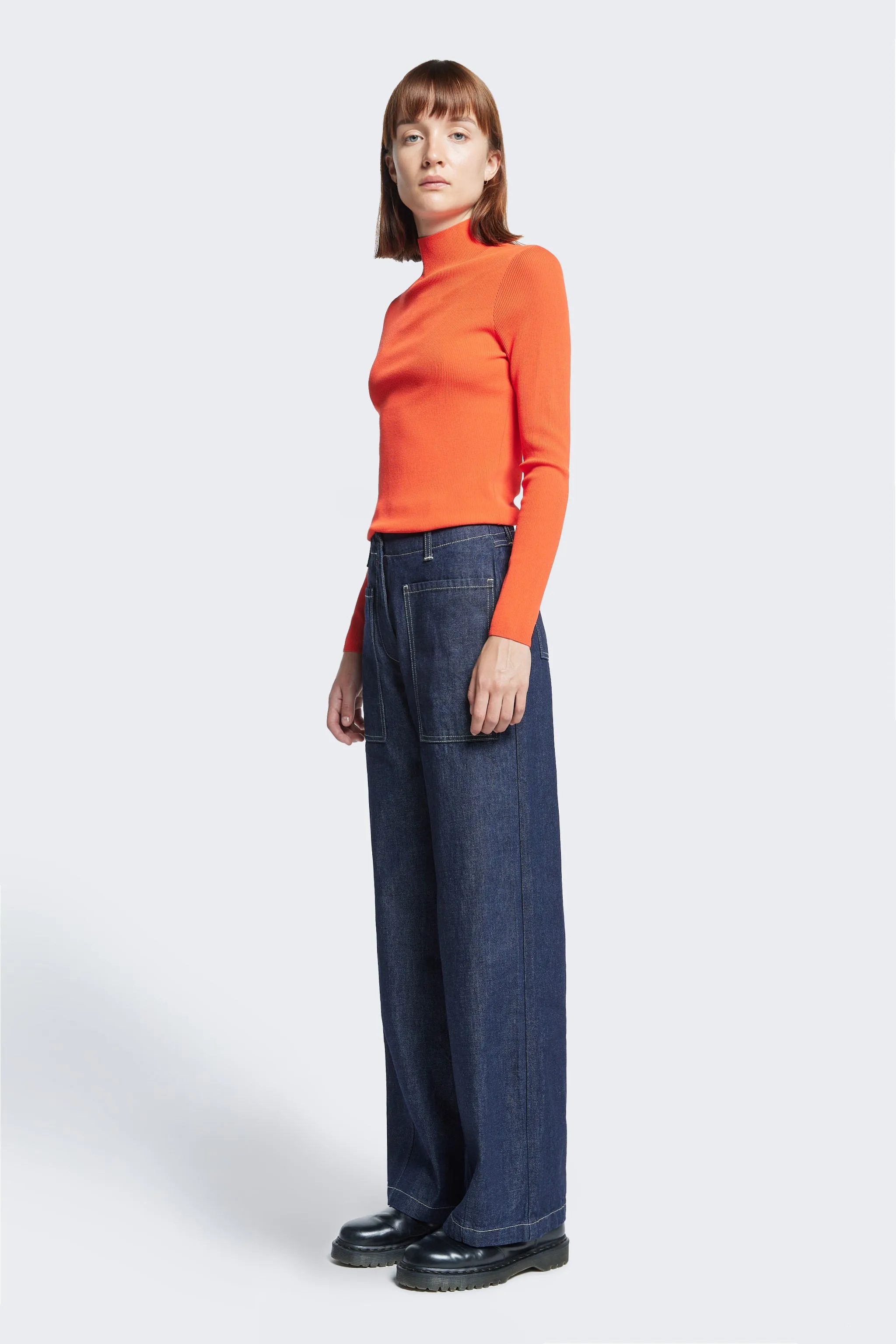 Sentient Turtleneck Knit Lava sold by Kloke product image thumbnail 2