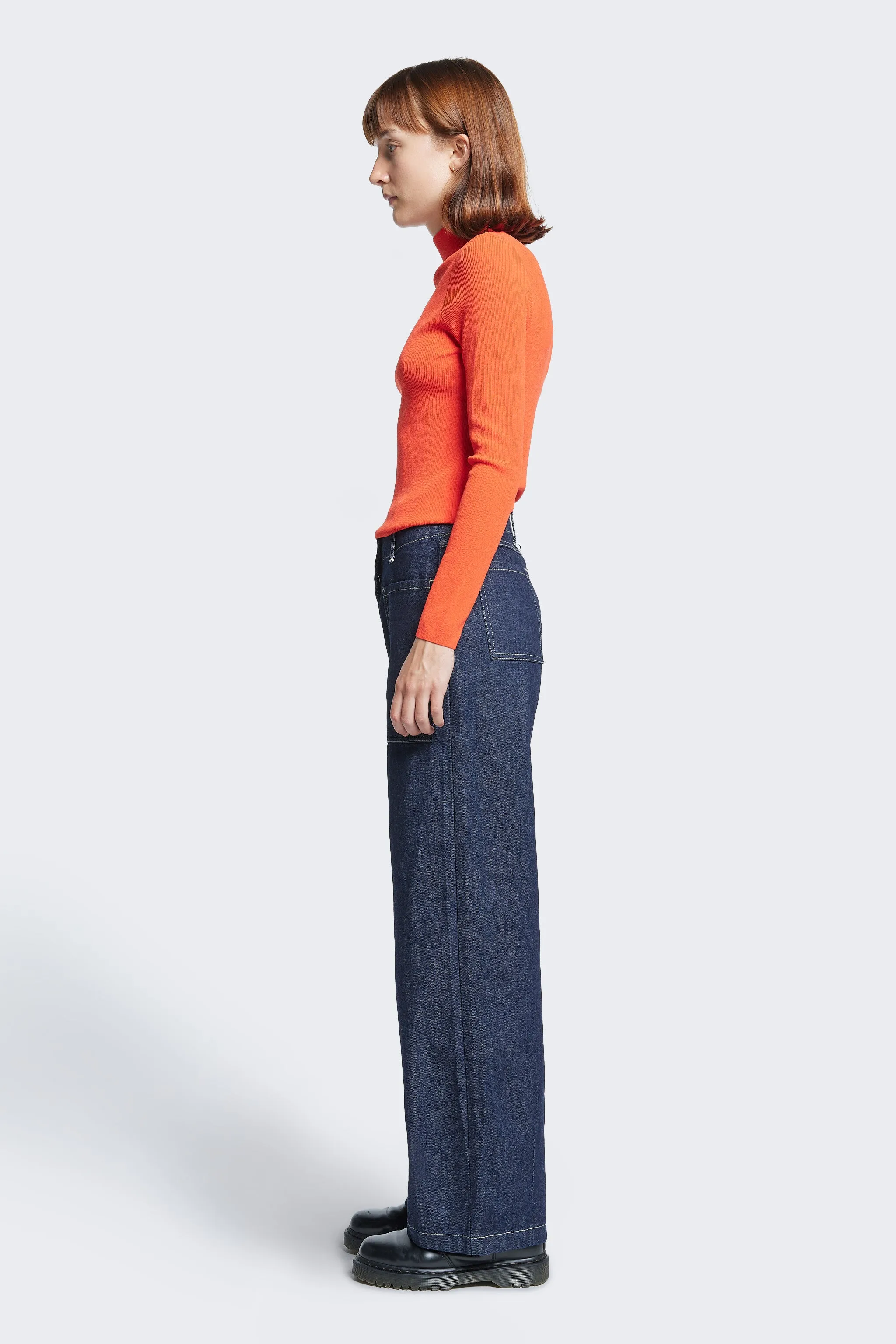 Sentient Turtleneck Knit Lava sold by Kloke product image thumbnail 3