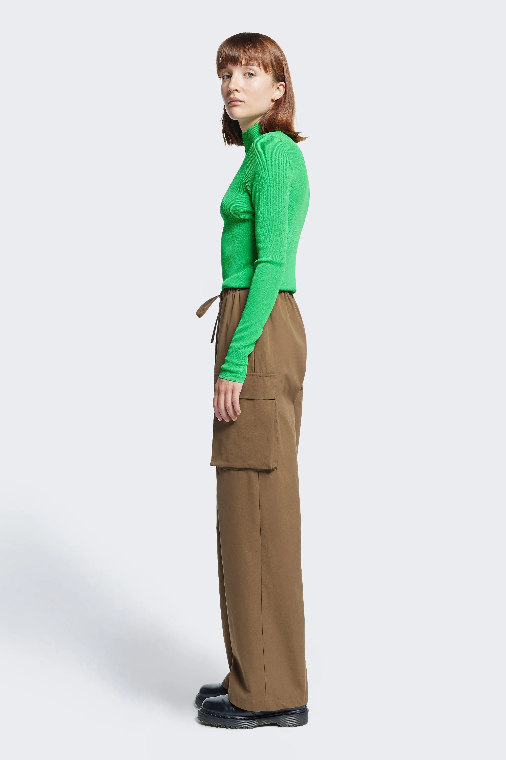 Sentient Turtleneck Knit Kelly Green sold by Kloke