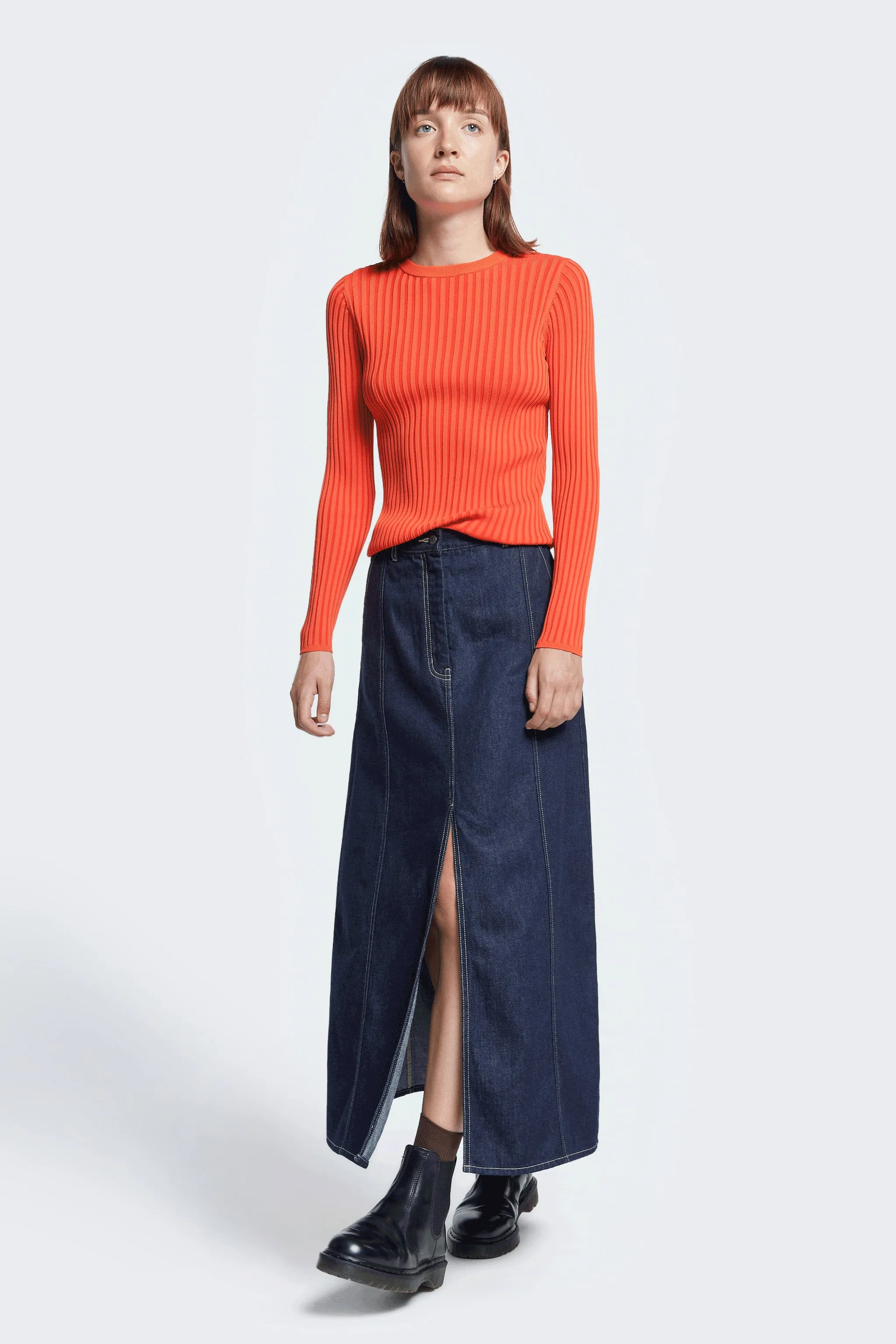 Eternal Rib Knit Sweater Lava sold by Kloke product image thumbnail 2