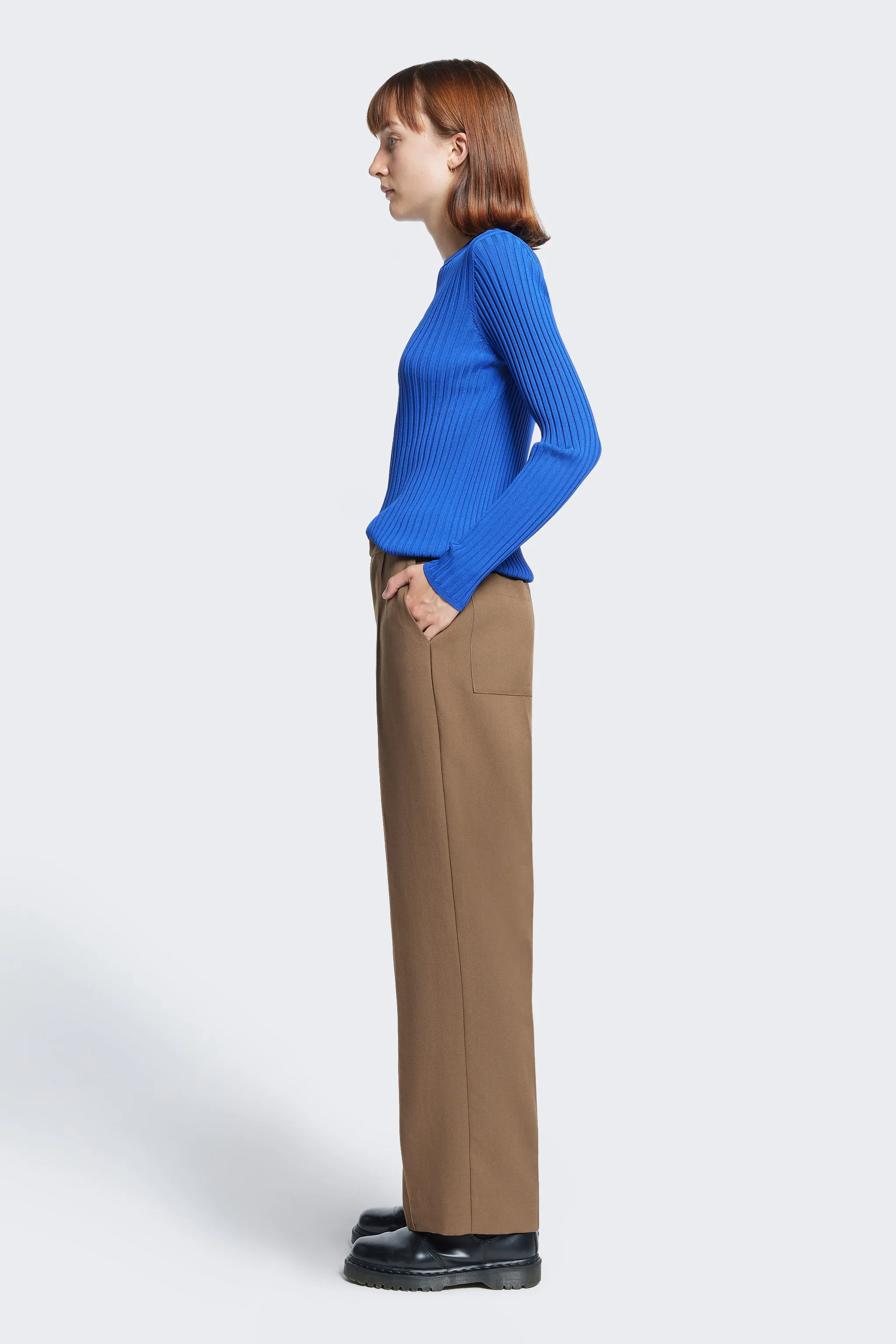 Eternal Rib Knit Sweater Poseidon Blue sold by Kloke product image thumbnail 2