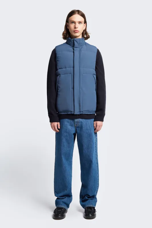 Reset Quilted Vest Blue made by Kloke