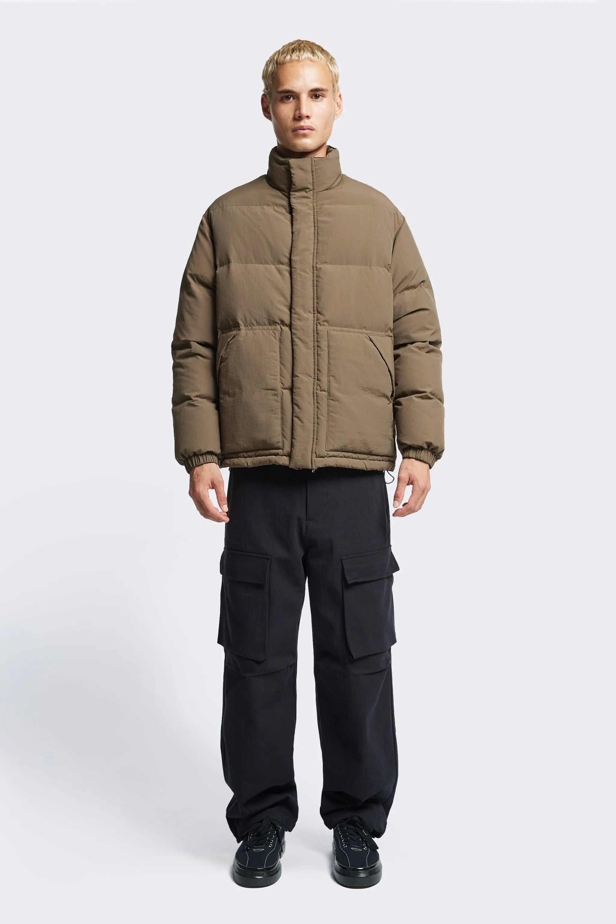 Visit Down Jacket Brown sold by Kloke