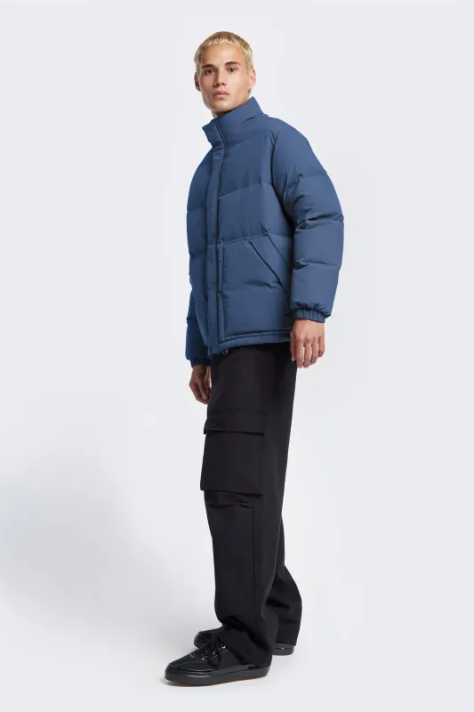 Visit Down Jacket Blue sold by Kloke