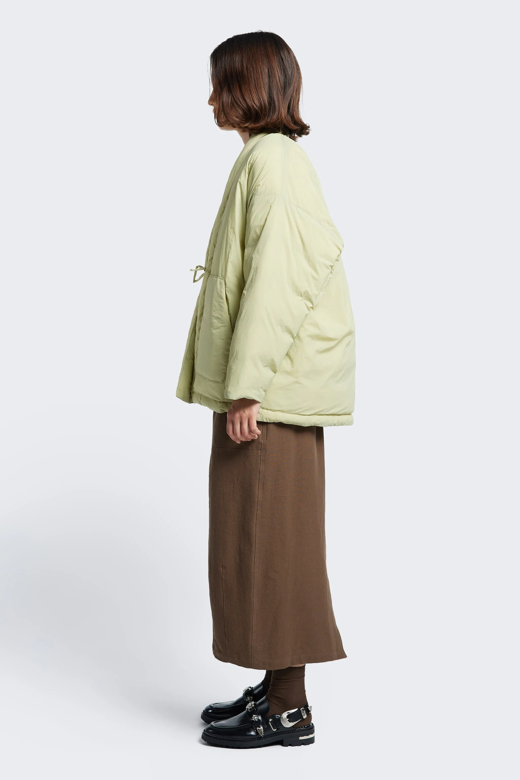 Abeyance Quilted Wrap Coat Sand sold by Kloke product image thumbnail 5