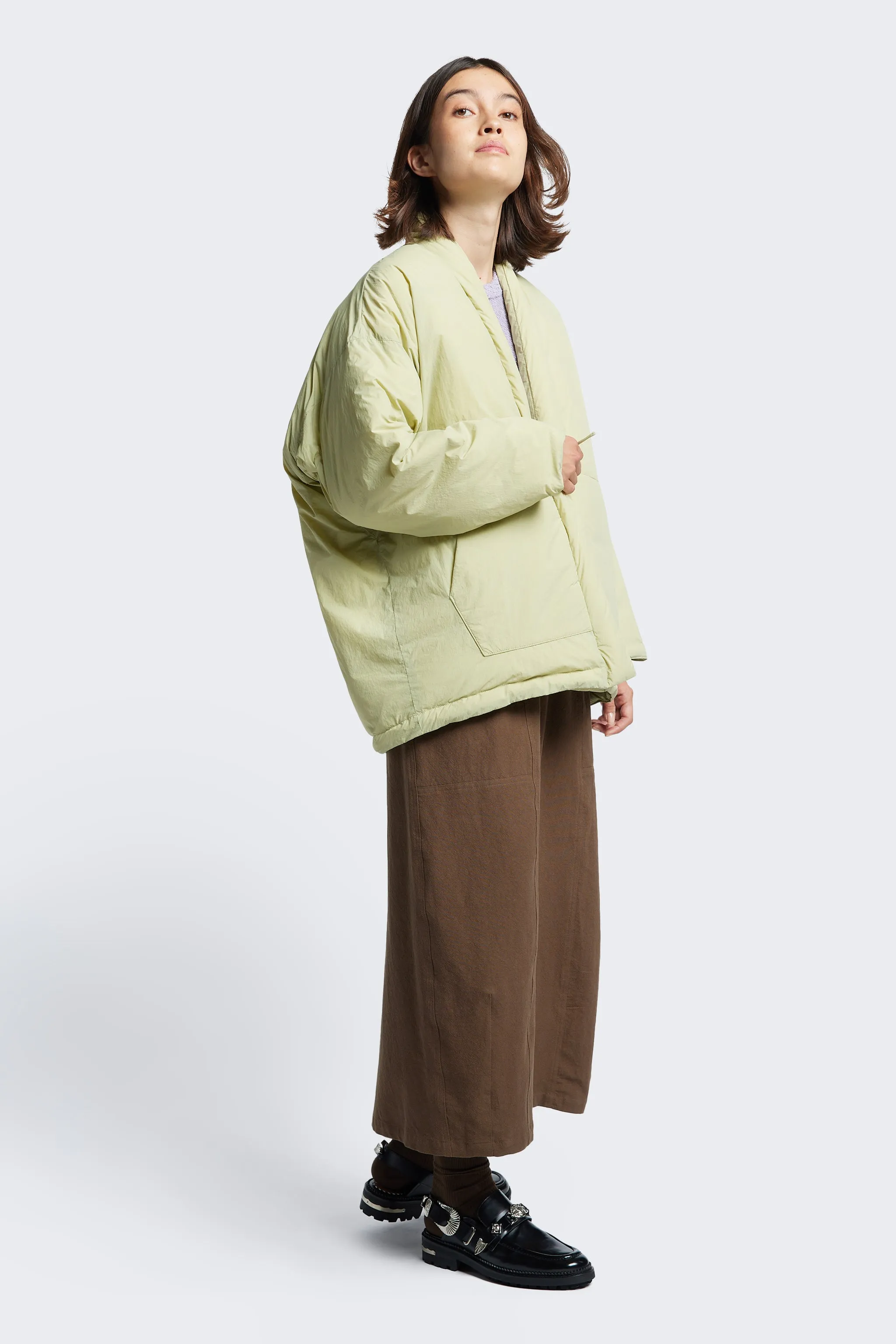 Abeyance Quilted Wrap Coat Sand sold by Kloke product image thumbnail 3
