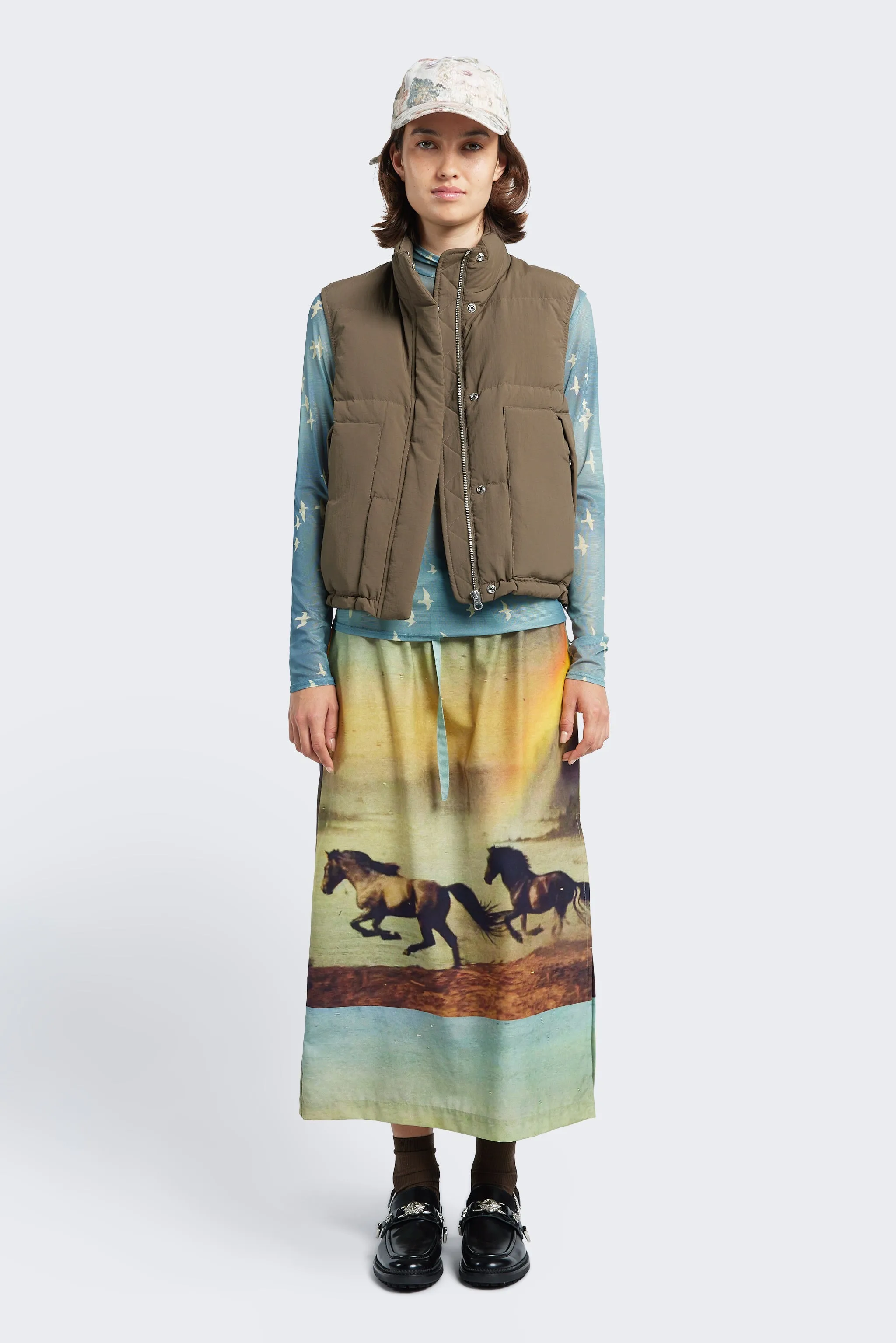 Stay Quilted Vest Brown sold by Kloke product image thumbnail 4