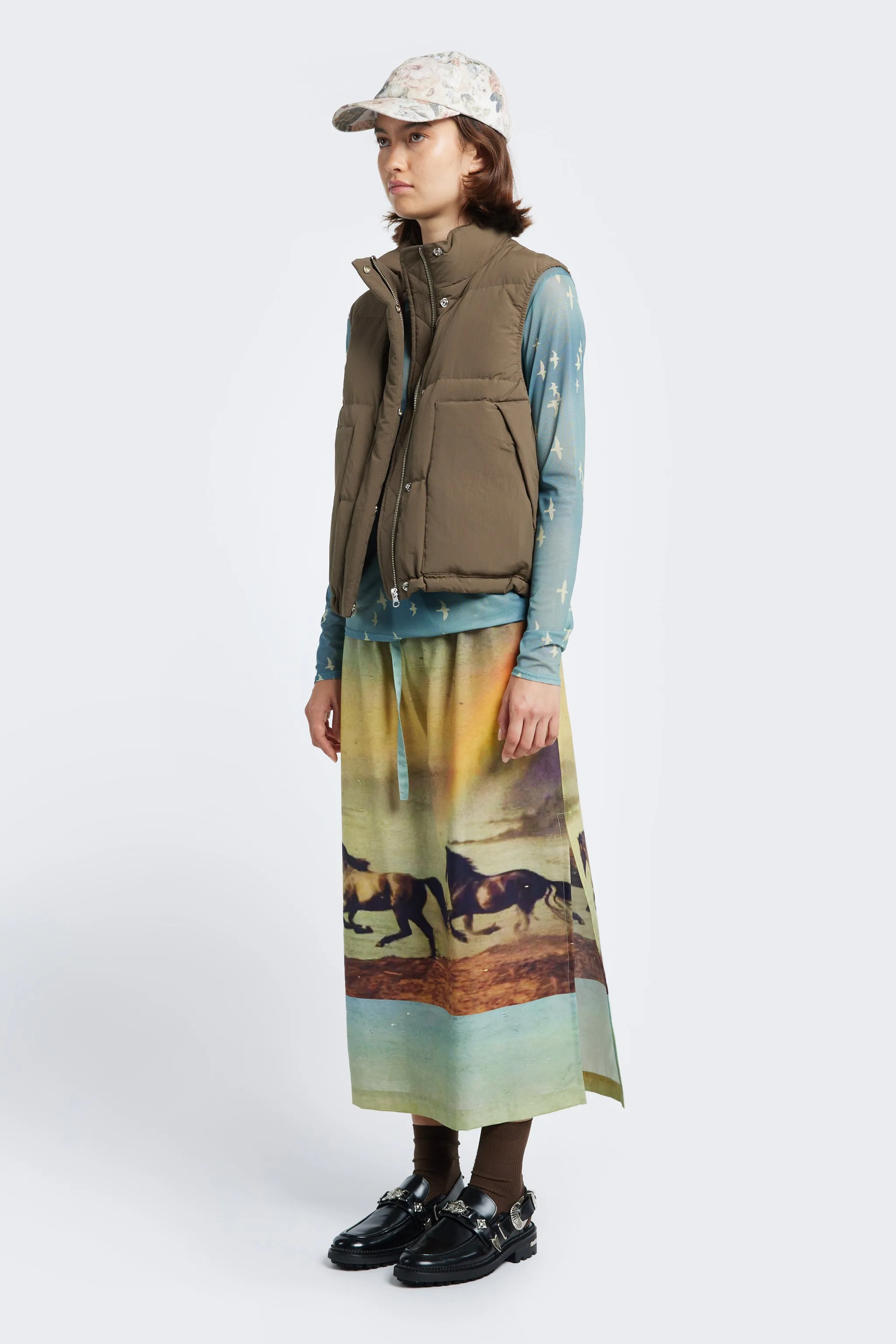 Stay Quilted Vest Brown sold by Kloke product image thumbnail 2