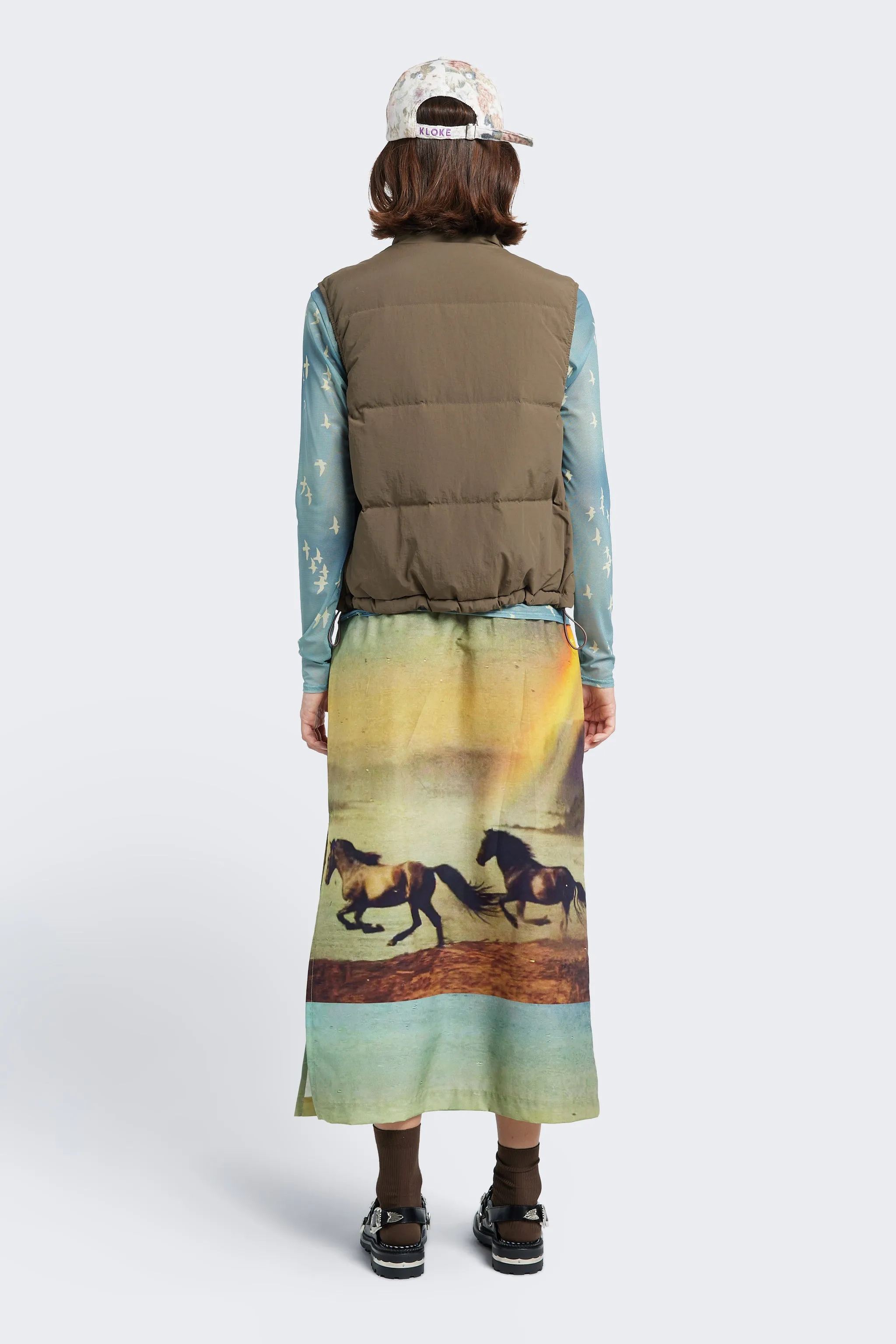 Stay Quilted Vest Brown sold by Kloke product image thumbnail 5