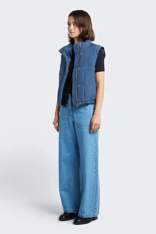 Stay Quilted Vest Blue made by Kloke