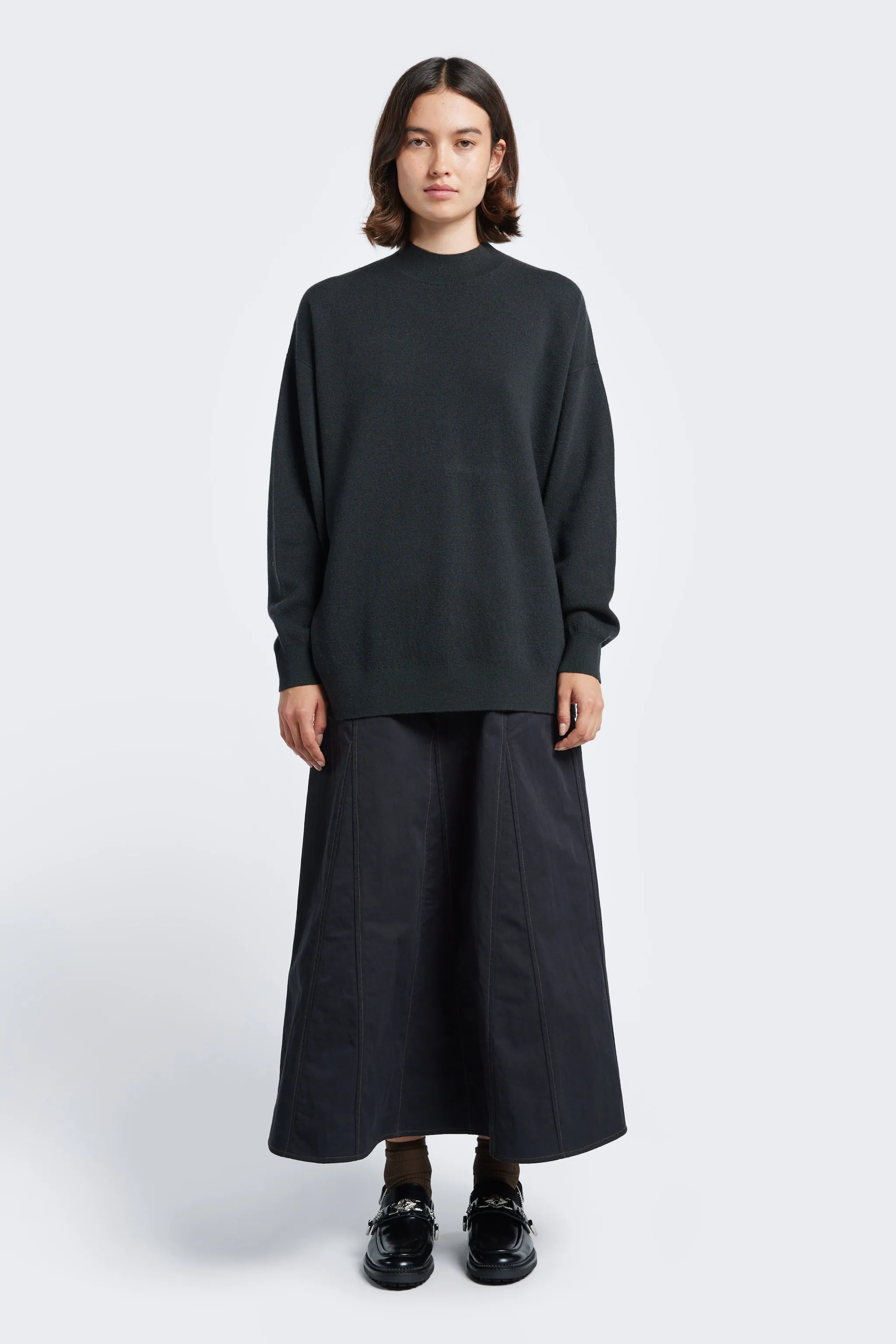 Buro Knit Sweater Charcoal sold by Kloke