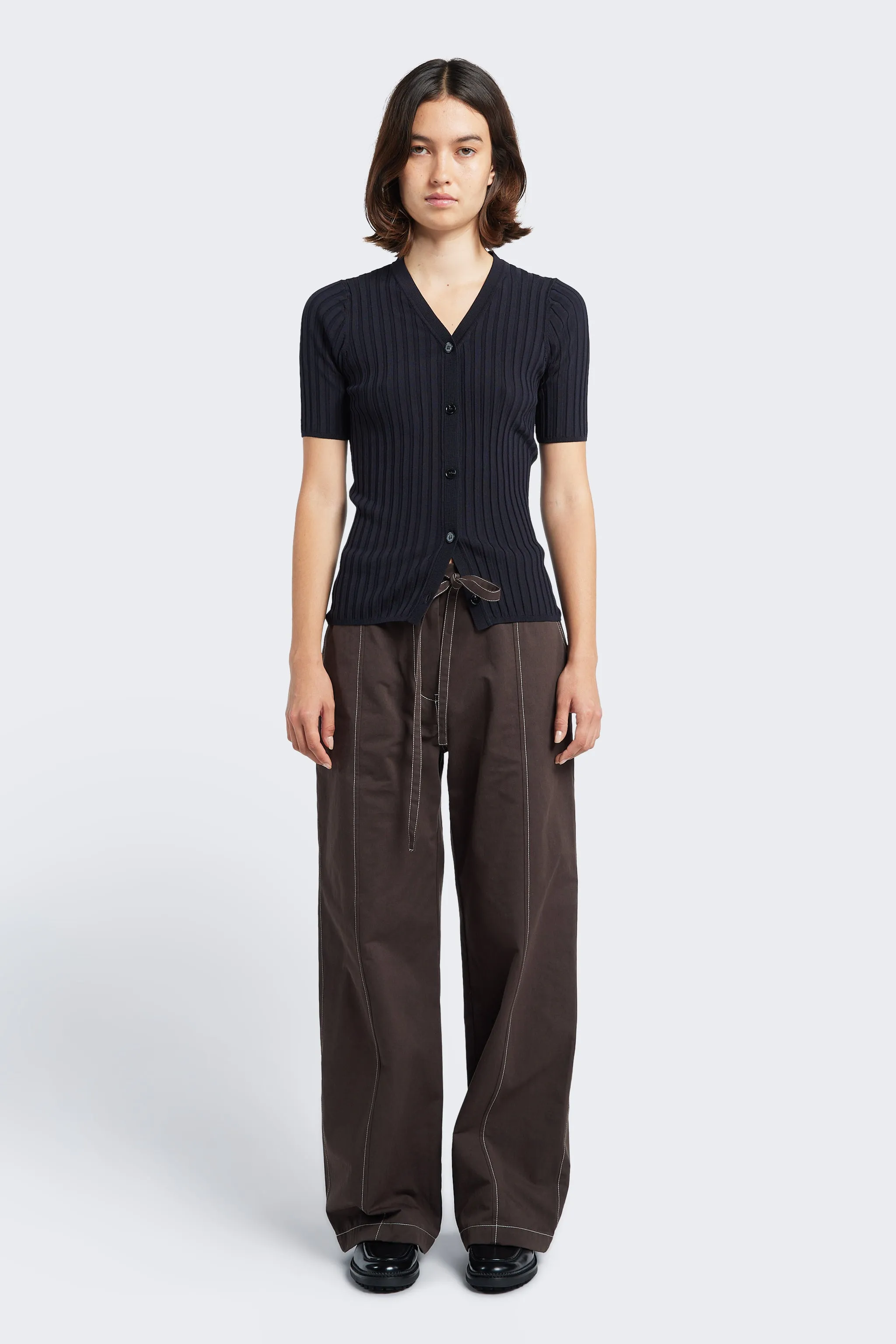 Delay Short Sleeve Knit Shirt Deep Ink sold by Kloke product image thumbnail 2