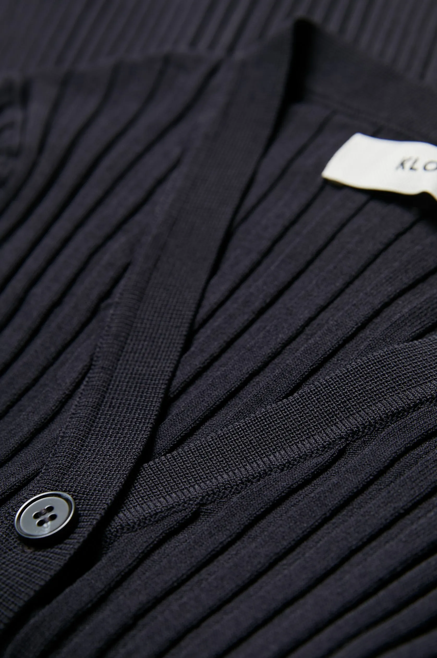Delay Short Sleeve Knit Shirt Deep Ink sold by Kloke product image thumbnail 3