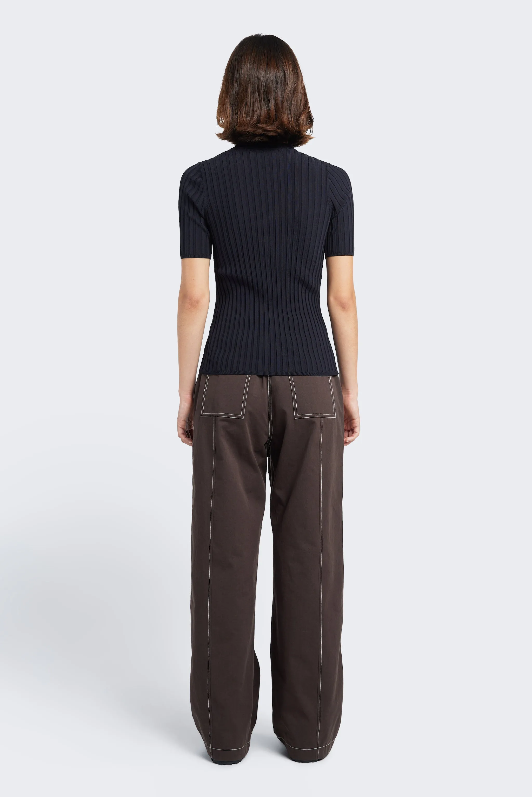 Delay Short Sleeve Knit Shirt Deep Ink sold by Kloke product image thumbnail 5