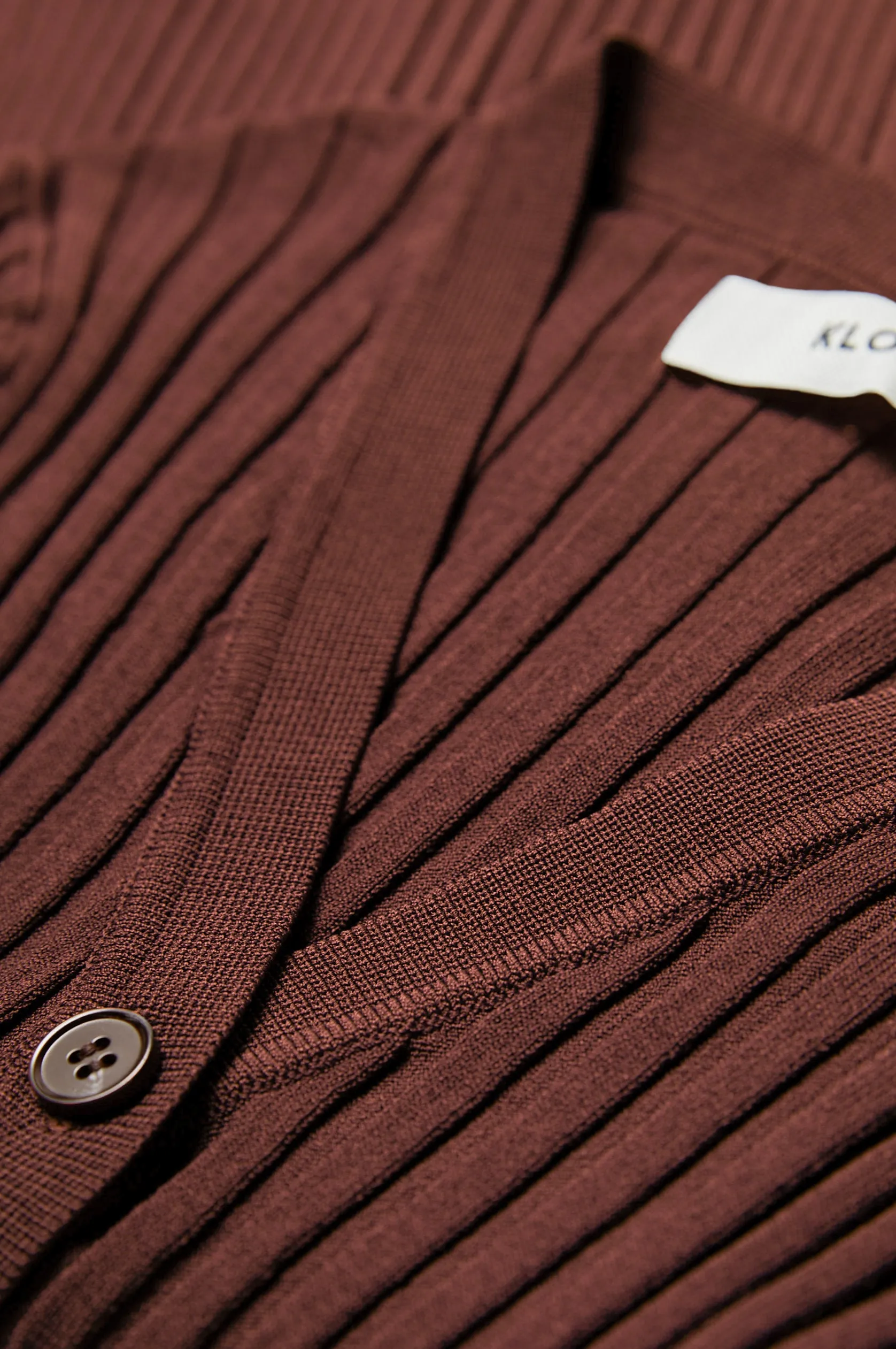 Delay Short Sleeve Knit Shirt Cocoa sold by Kloke product image thumbnail 3