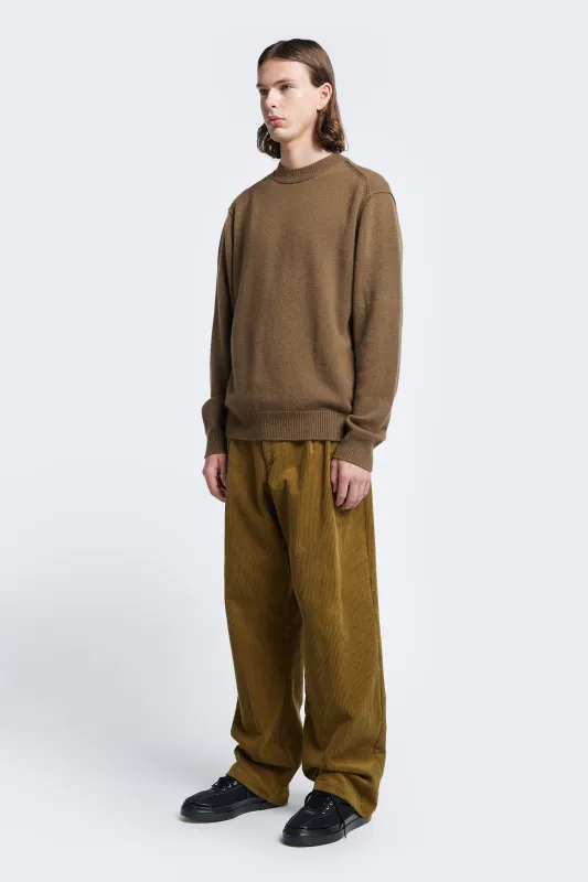 Photic Cashmere Sweater Mid Brown made by Kloke