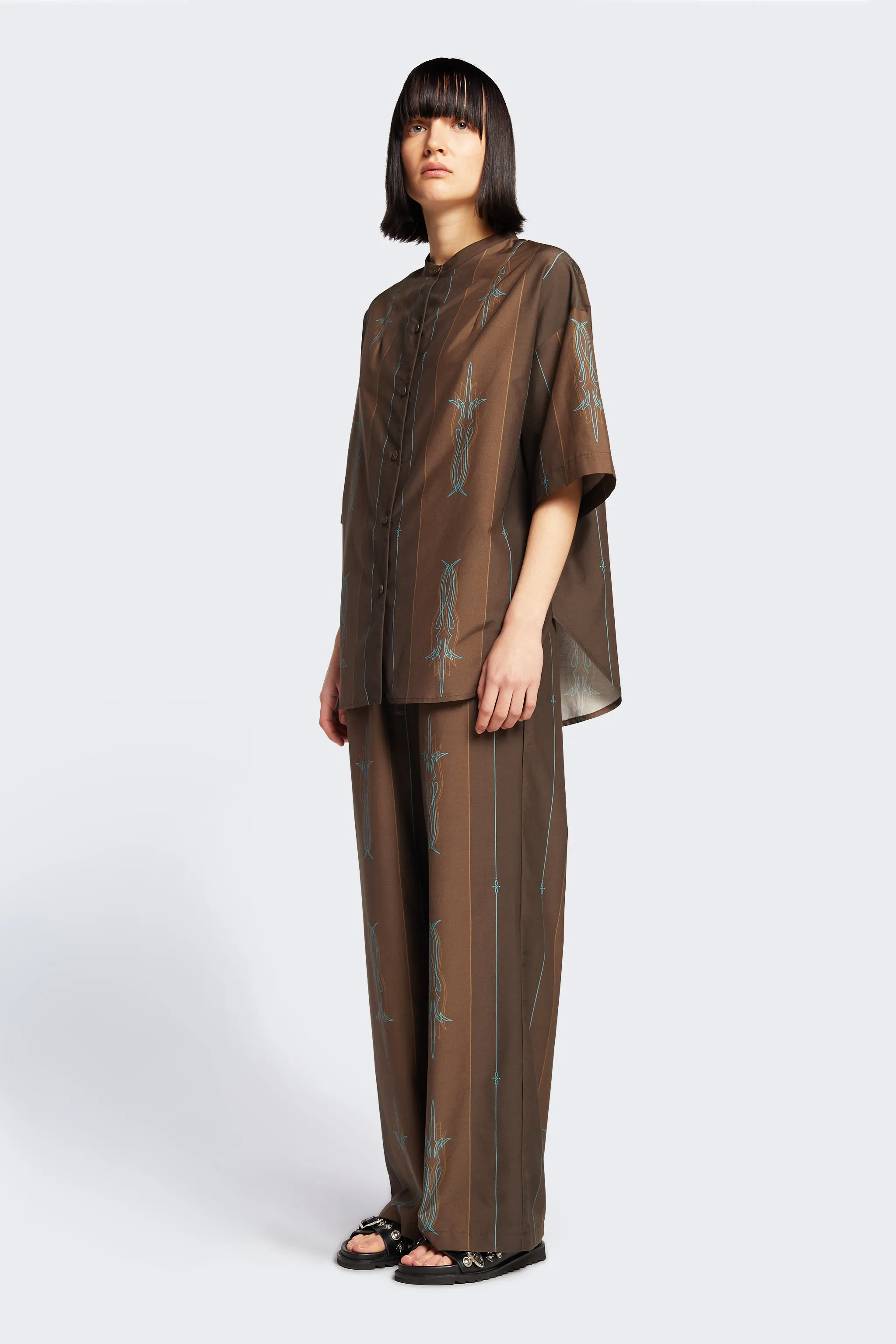 Bearer Shirt Brown Print sold by Kloke product image thumbnail 2