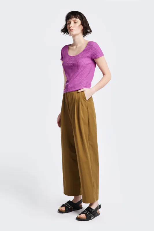 Interim Pant Olive Brown made by Kloke