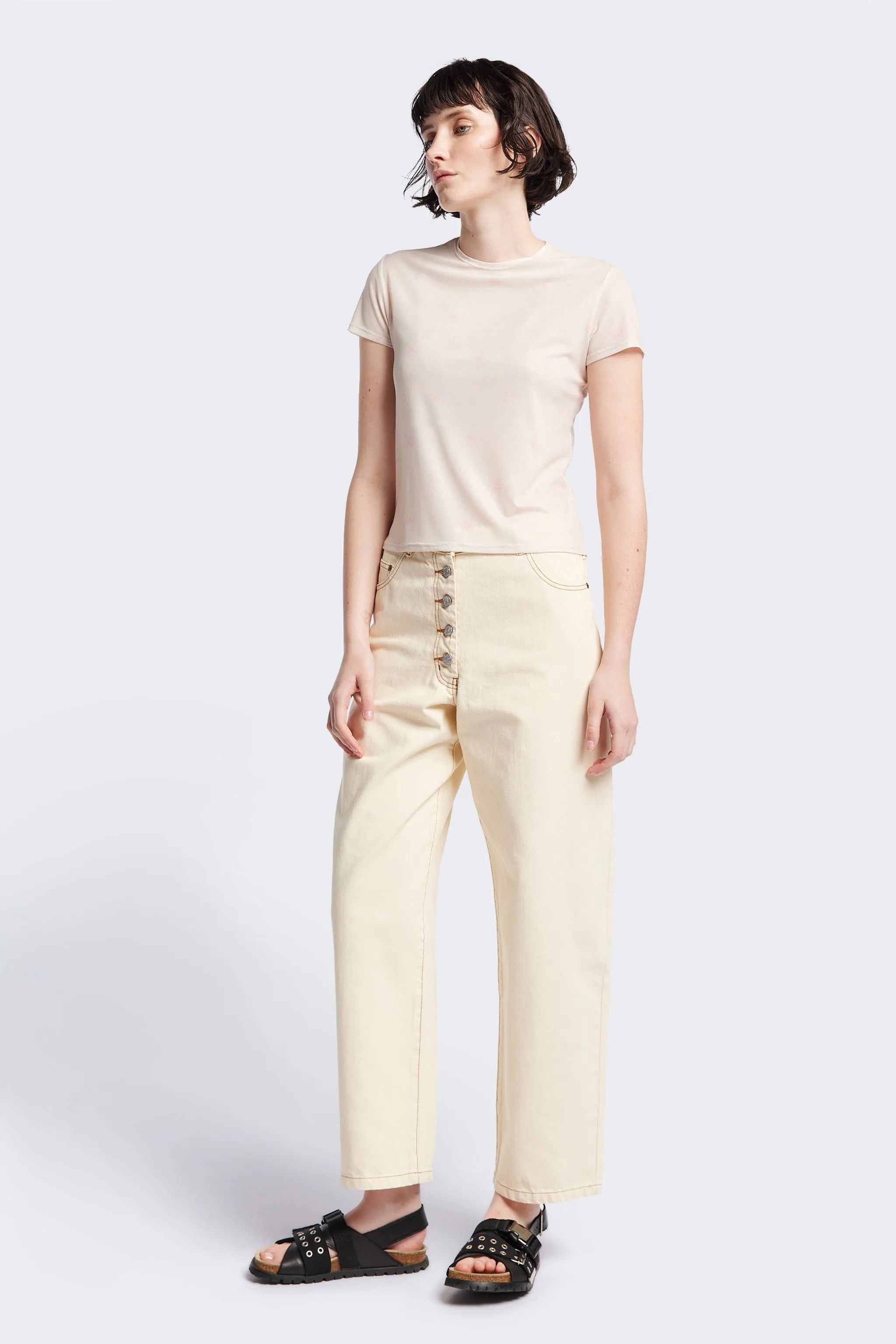 Mica Mesh Top Ecru Floral sold by Kloke product image thumbnail 5