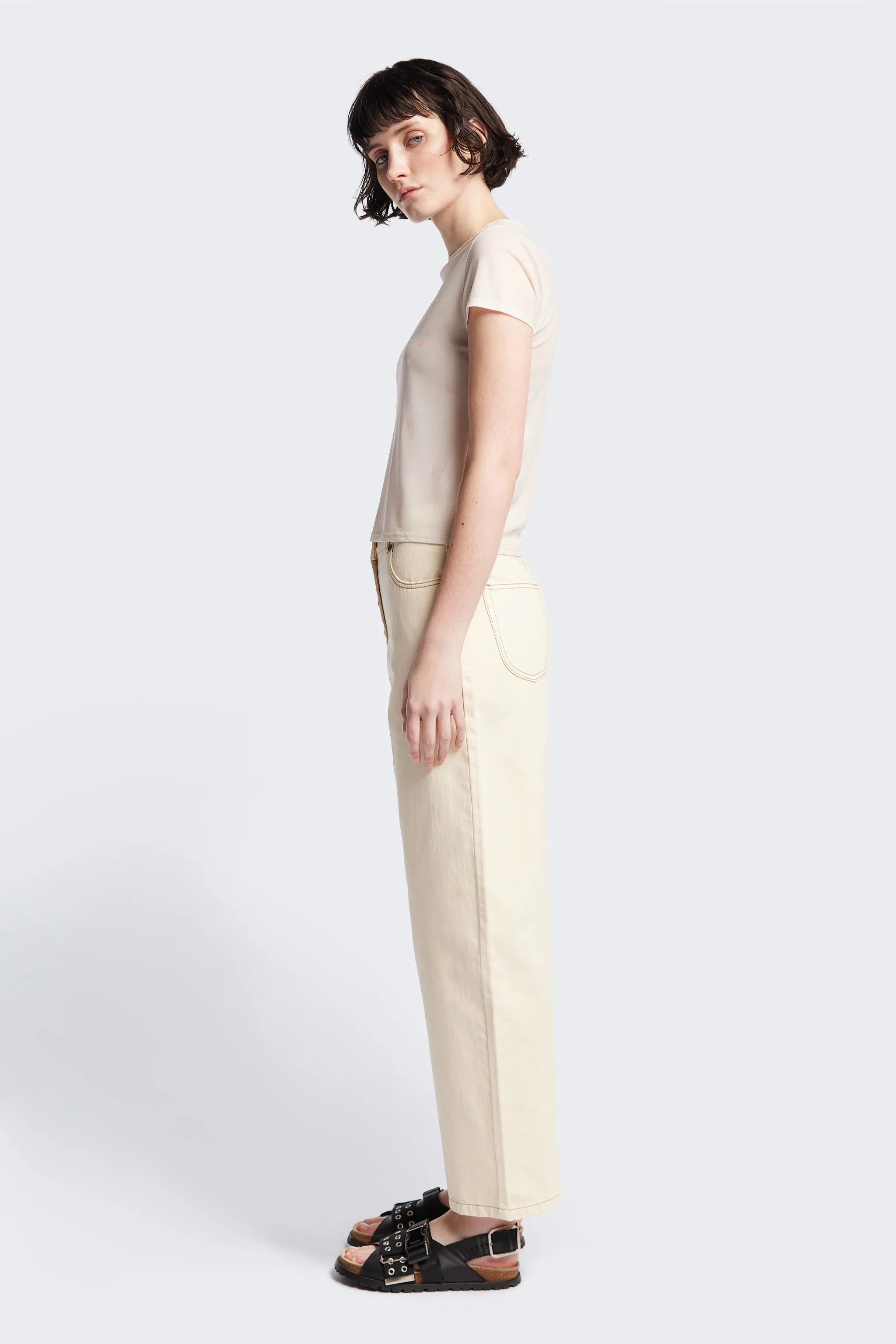 Mica Mesh Top Ecru Floral sold by Kloke product image thumbnail 4