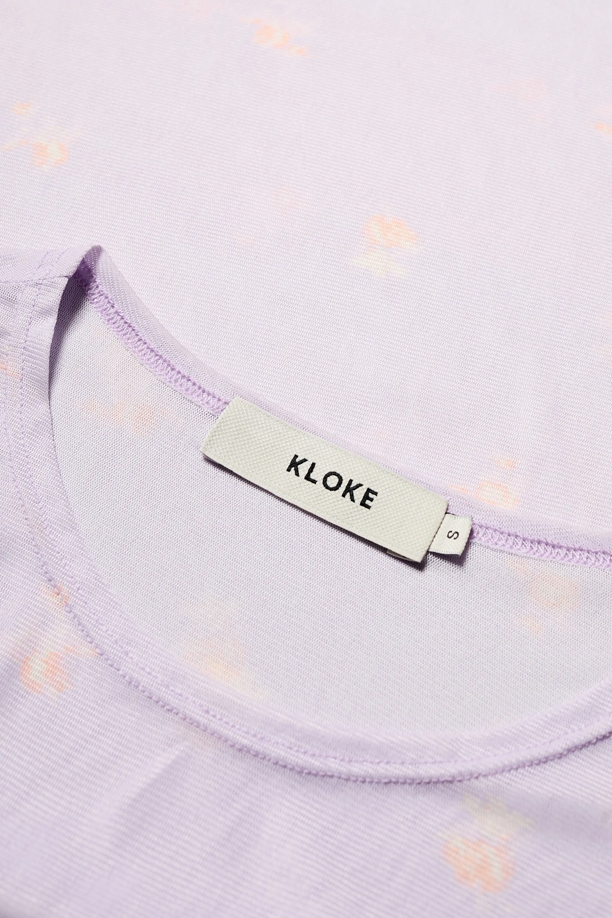 Spring Mesh Long Sleeve Lilac Floral sold by Kloke product image thumbnail 5