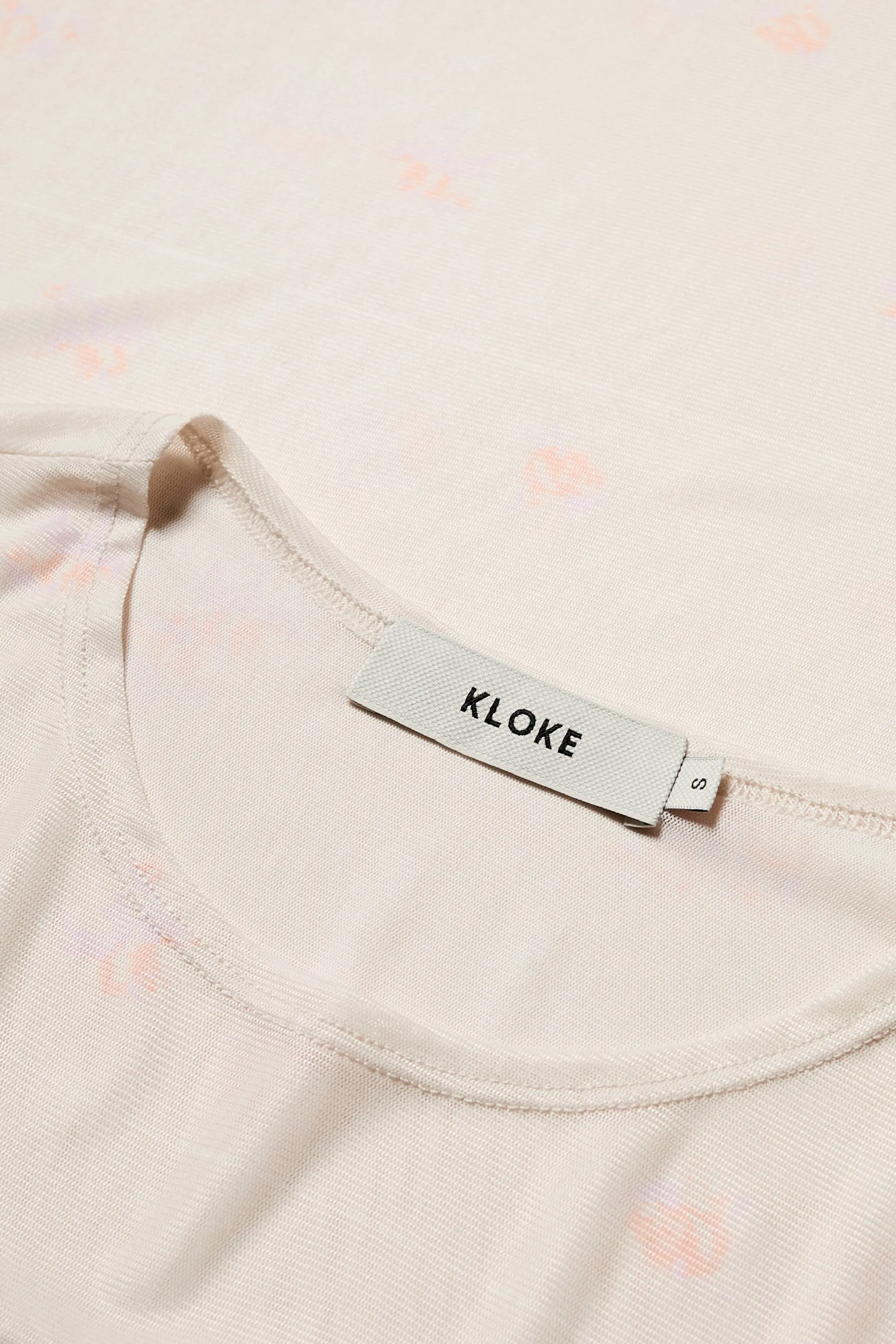 Spring Mesh Long Sleeve Ecru Floral sold by Kloke product image thumbnail 5