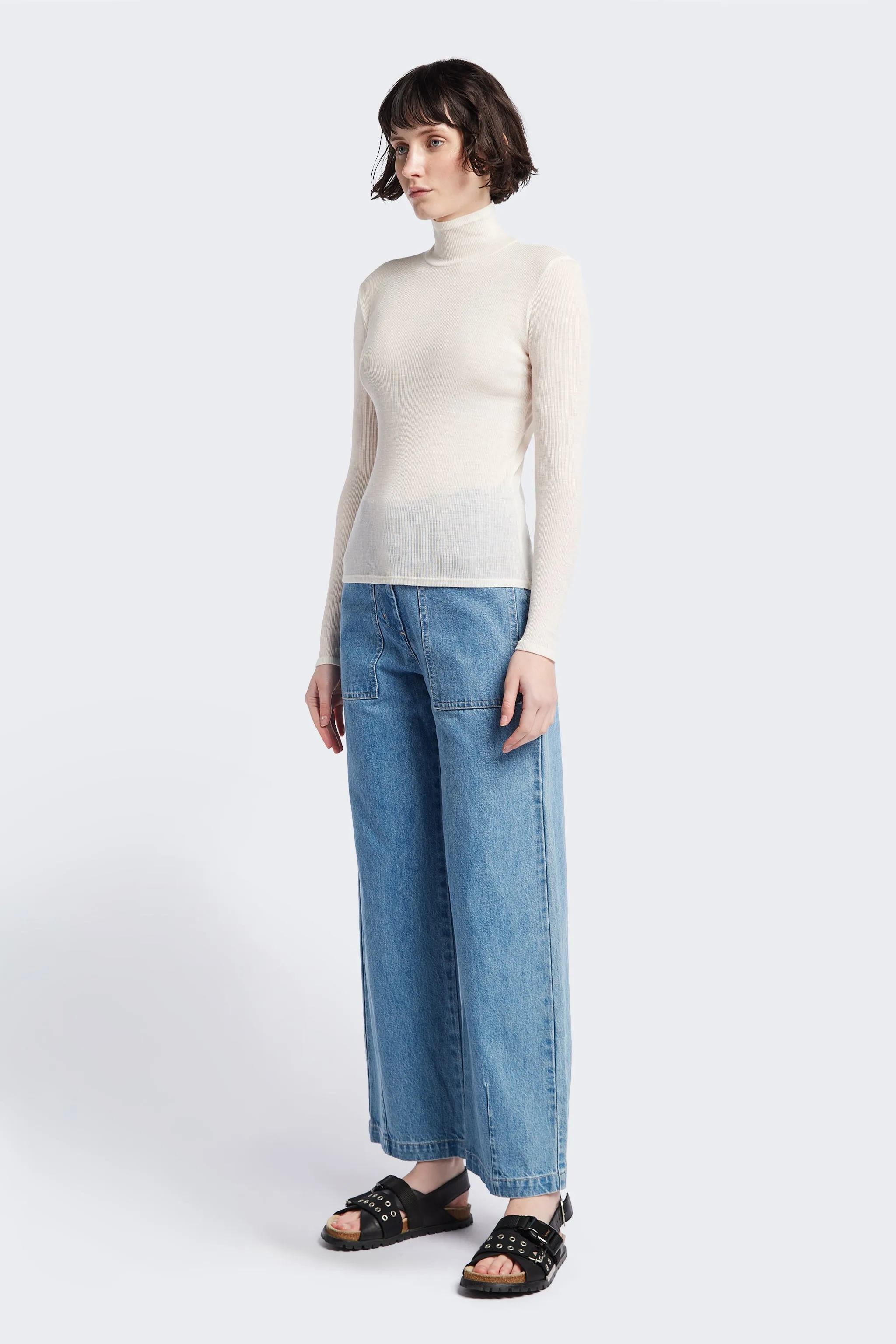 Layer Turtleneck Ecru sold by Kloke product image thumbnail 2