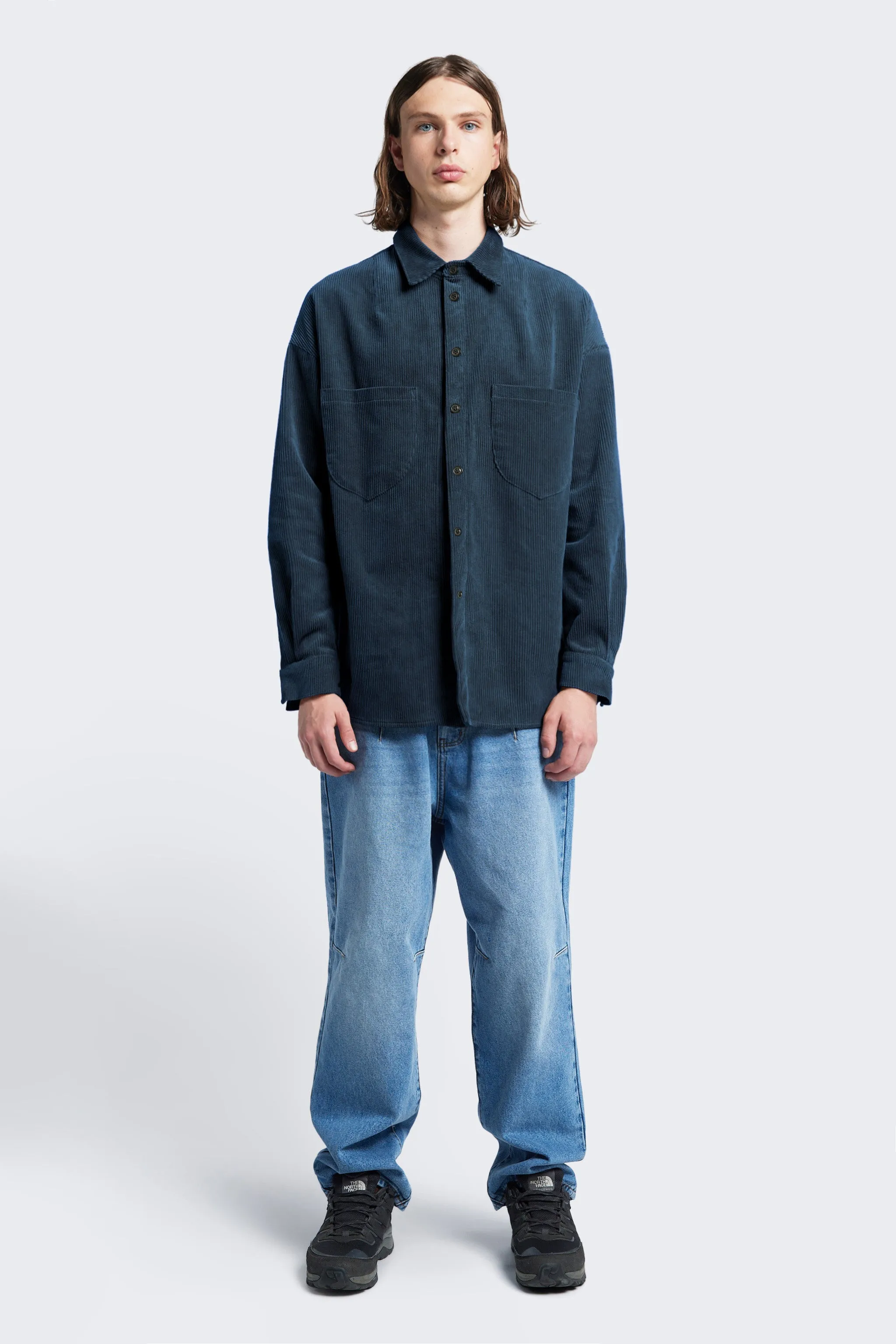Corner Cord Shirt Petrol Blue sold by Kloke product image thumbnail 2