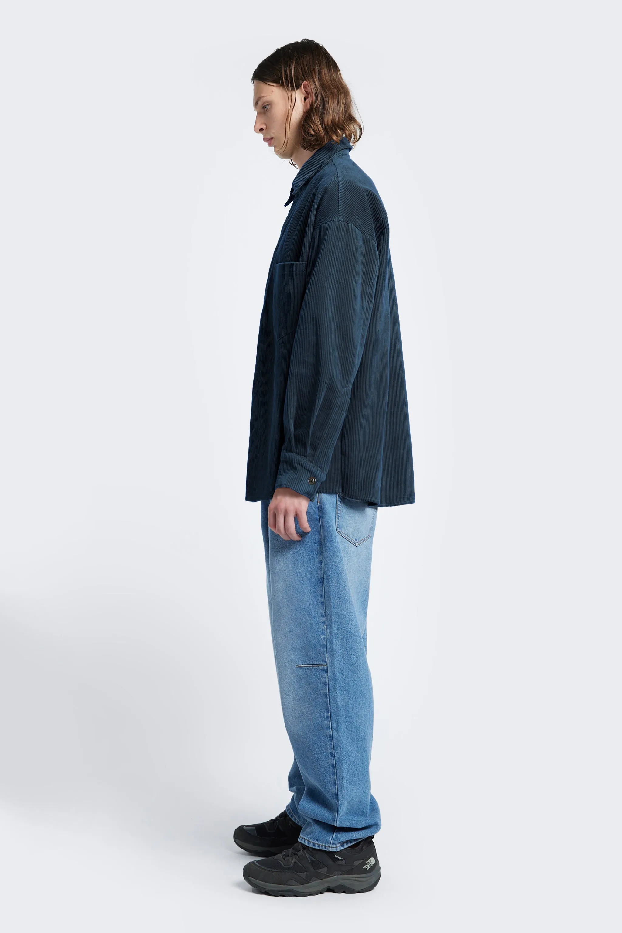 Corner Cord Shirt Petrol Blue sold by Kloke product image thumbnail 3