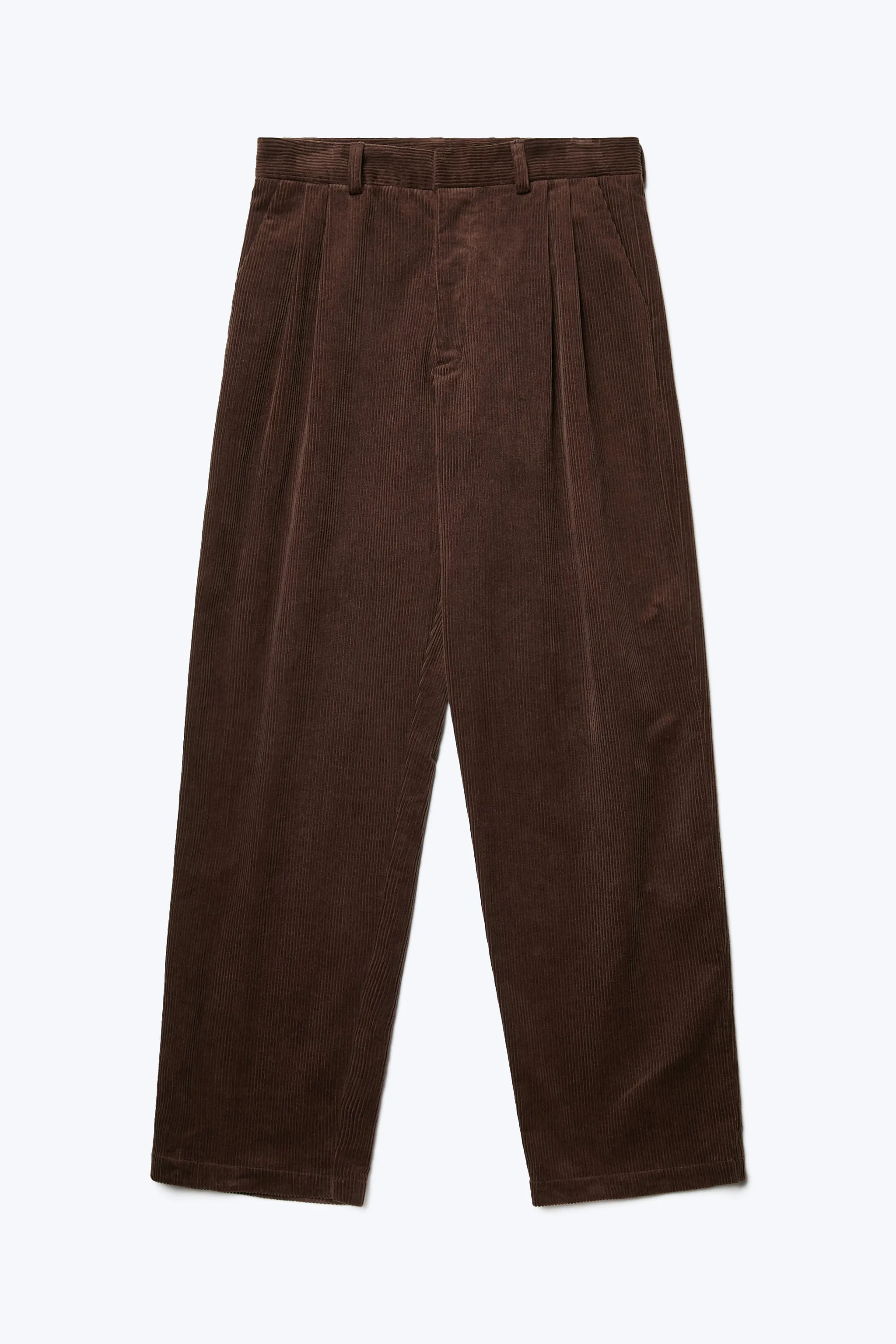 Intake Pleat Cord Pant Chocolate sold by Kloke product image thumbnail 5