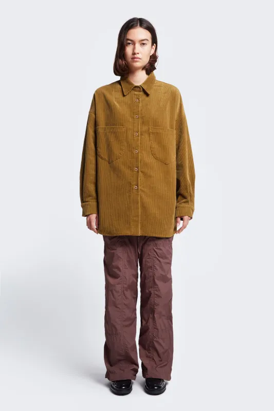 Proclaim Cord Shirt Golden Tan made by Kloke
