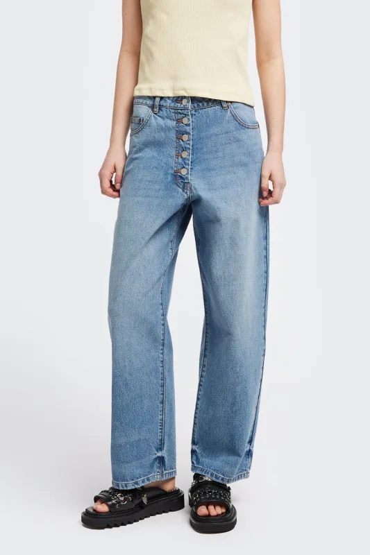 Delphi Jean Mid-Blue Fade made by Kloke