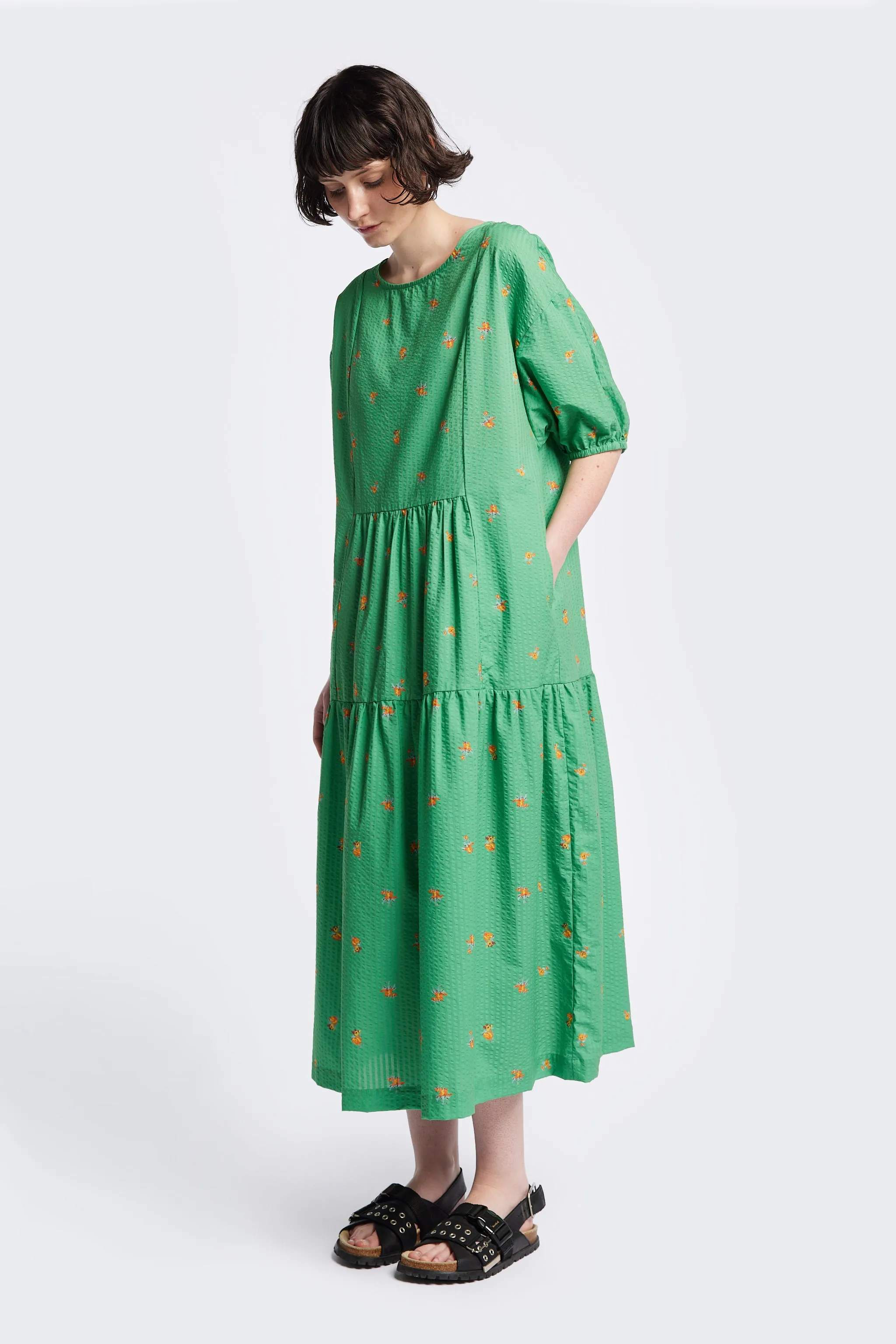 Gradient Dress Green Floral sold by Kloke