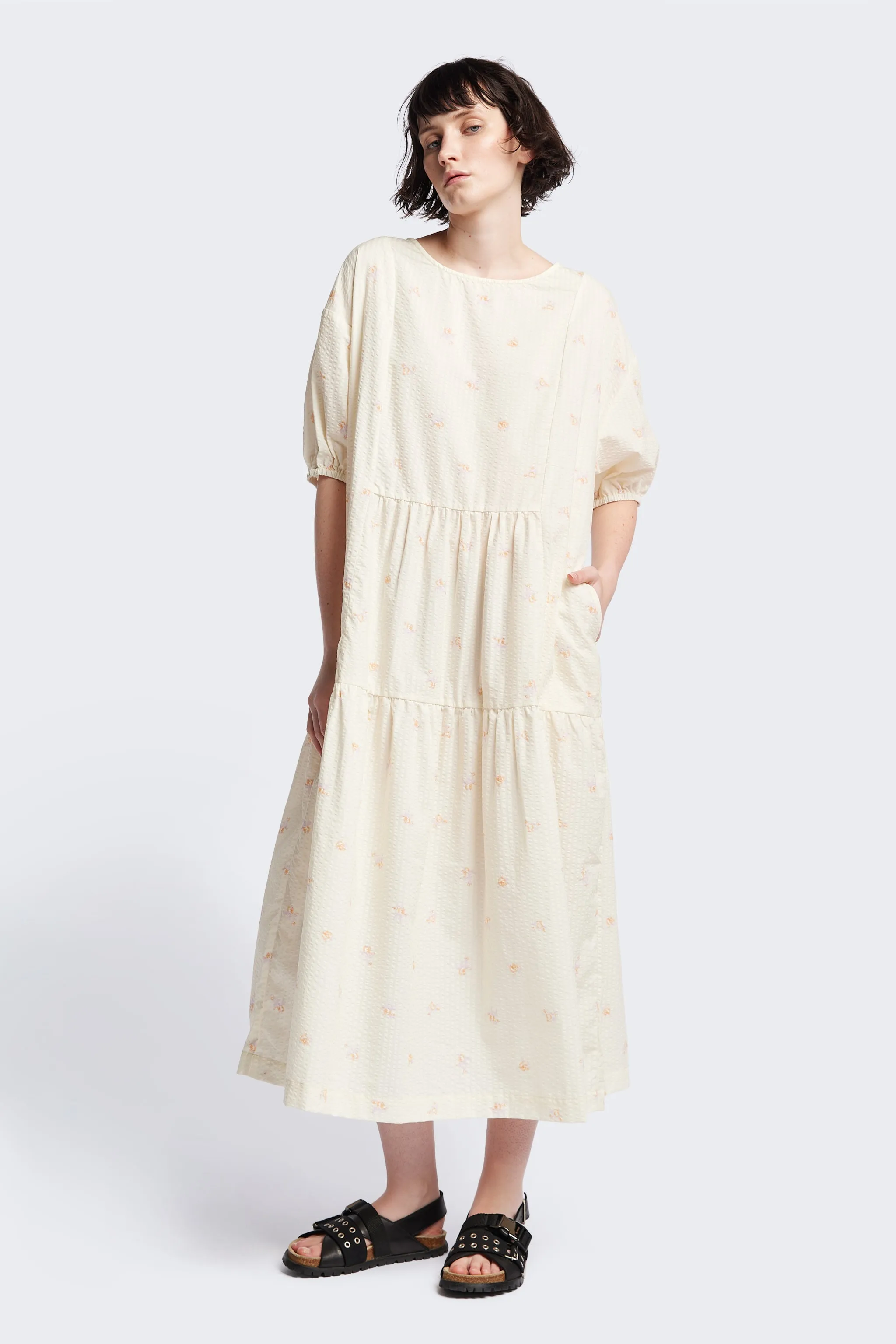 Gradient Dress Ecru Floral sold by Kloke