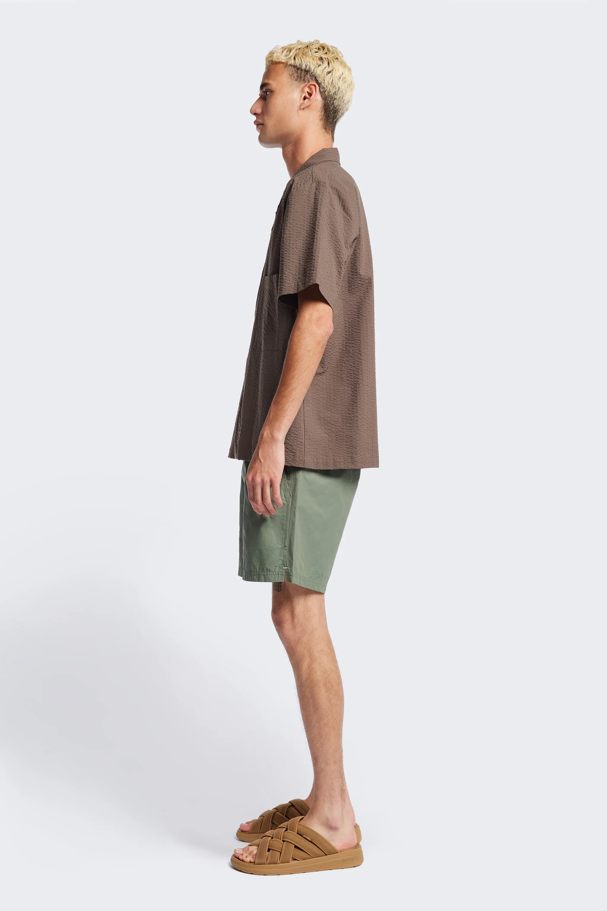 Mirari Seersucker Shirt Brown sold by Kloke product image thumbnail 3