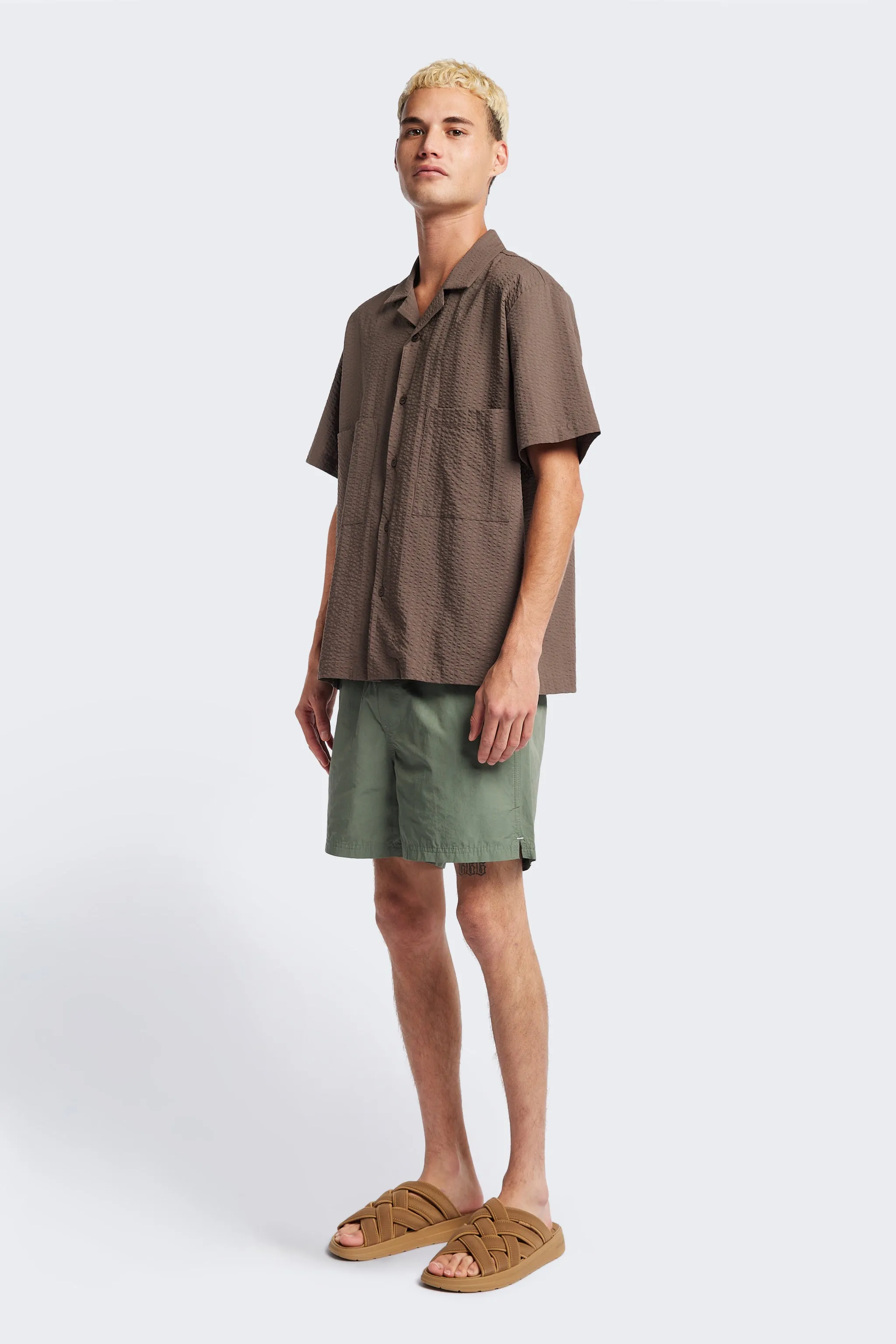 Mirari Seersucker Shirt Brown sold by Kloke product image thumbnail 2