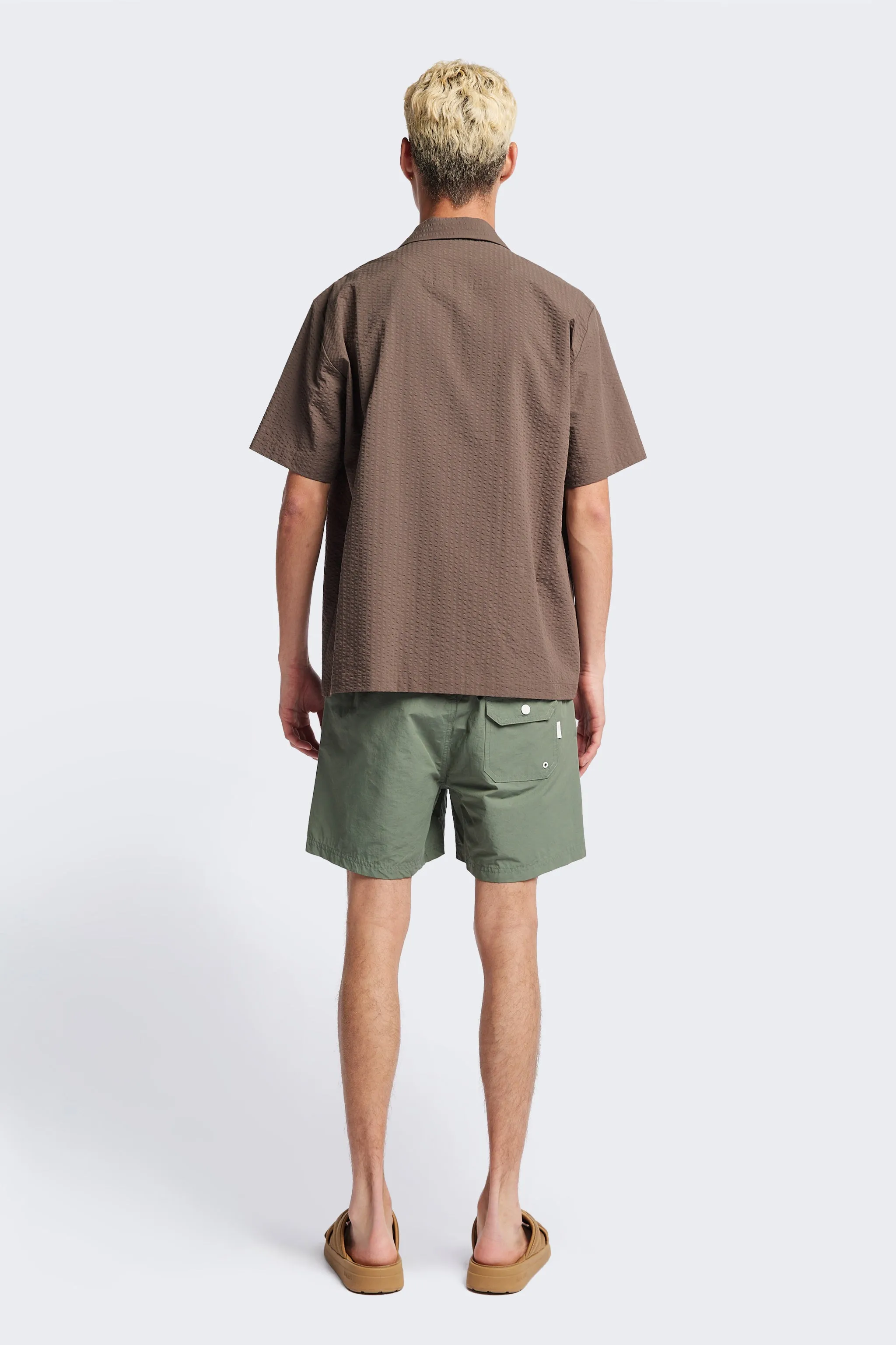Mirari Seersucker Shirt Brown sold by Kloke product image thumbnail 4